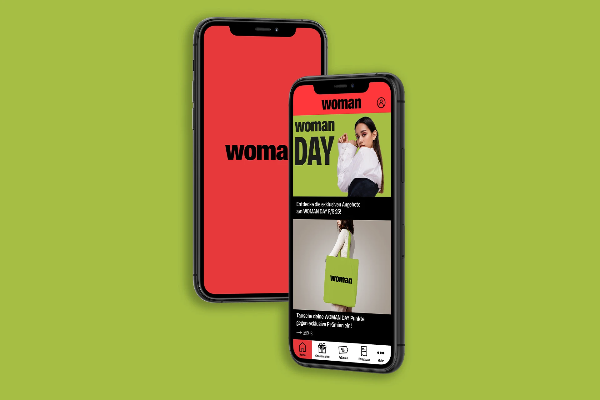 Alle Specials und Vorteile gibt’s nur in der WOMAN APP