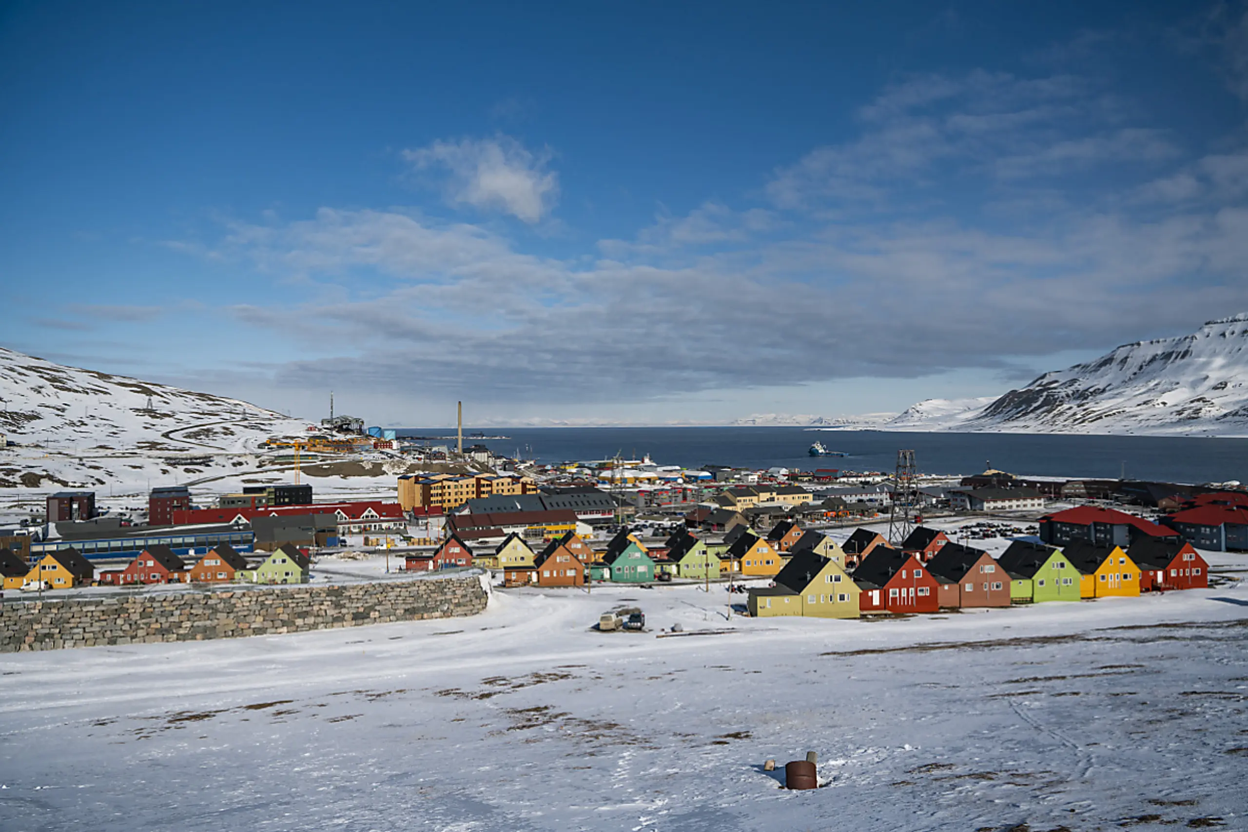 Dorf auf Spitzbergen