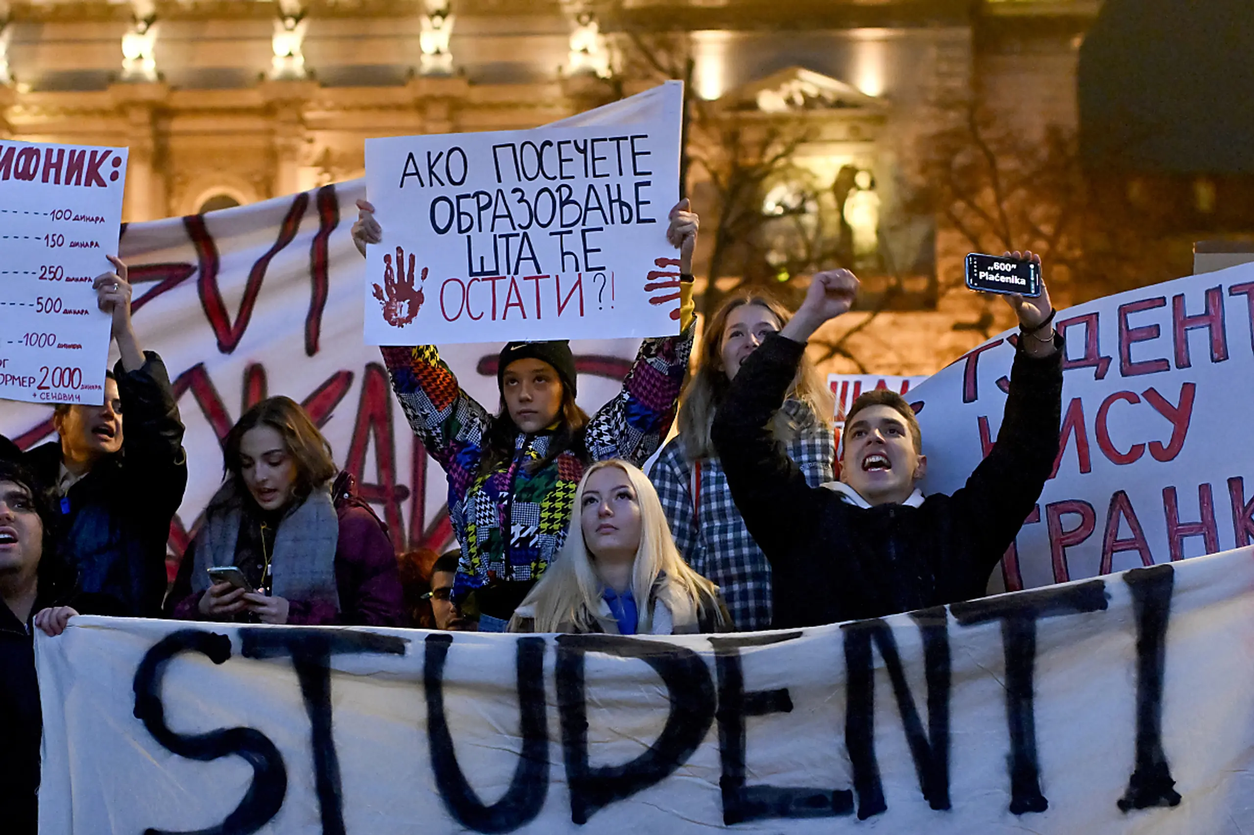 Seit Monaten protestieren Studierende in Serbien gegen die Regierung