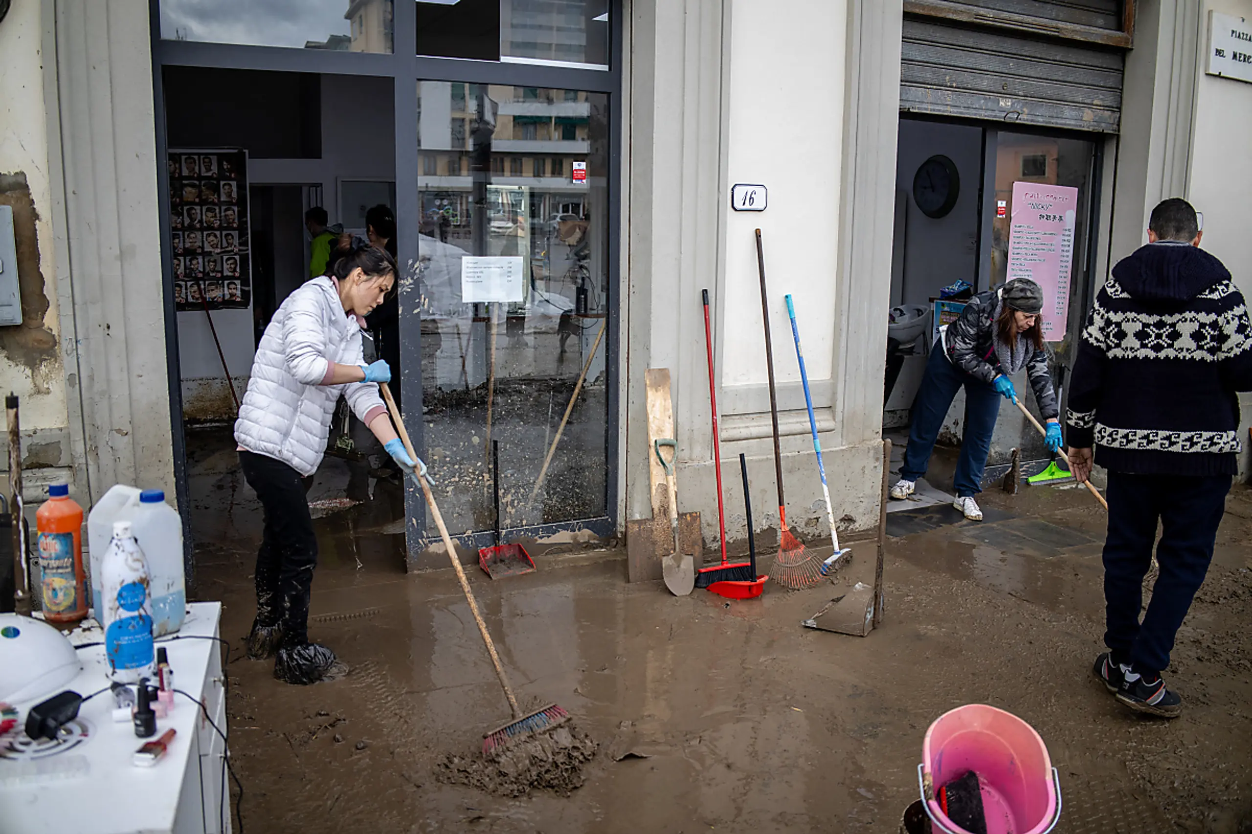 Wasser und mehr Wasser: Die Unwetter haben die Toskana im Griff