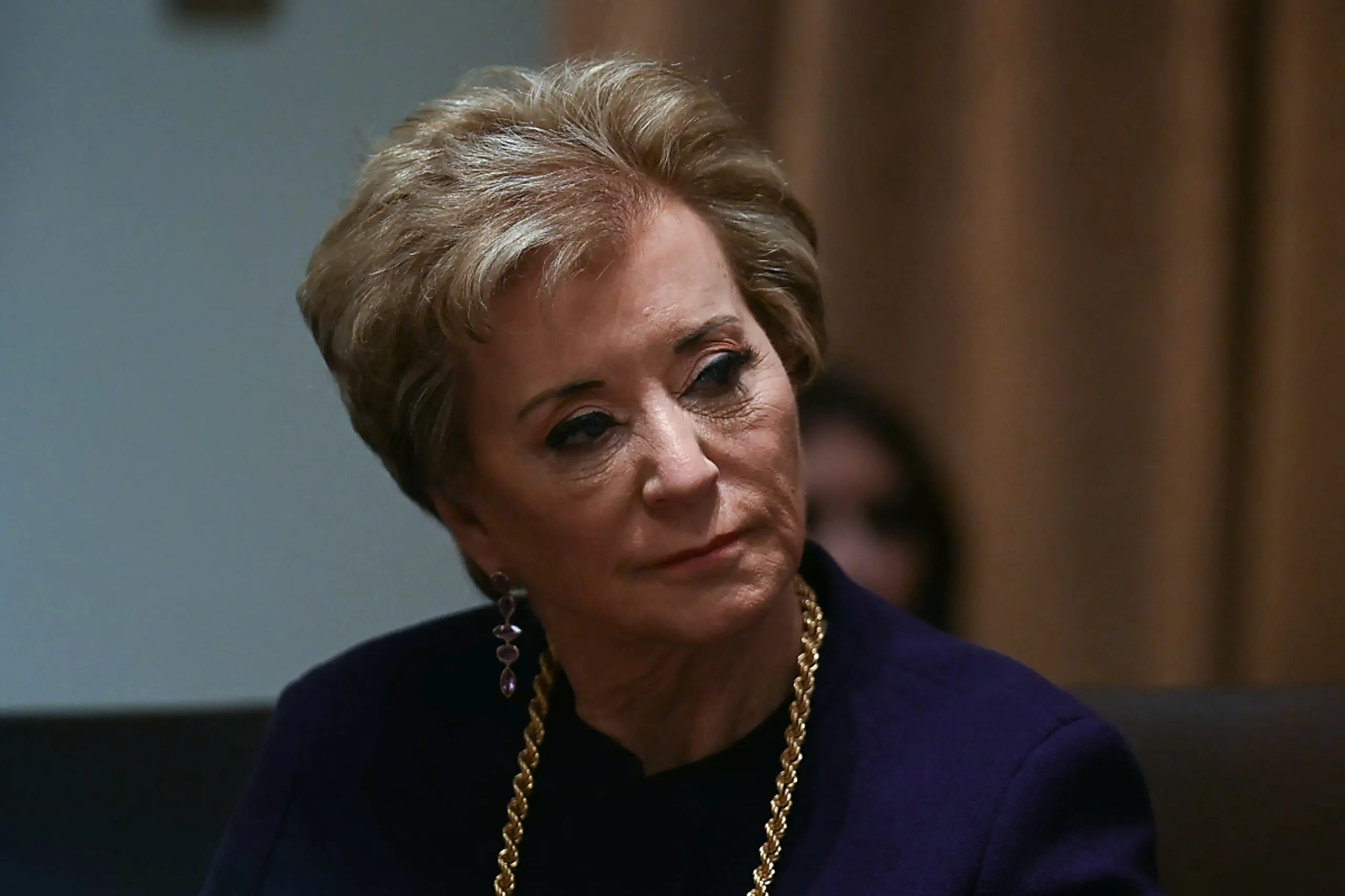 Bildungsministerin Linda McMahon will Studierende nach Leistung und Erfolg beurteilt wissen