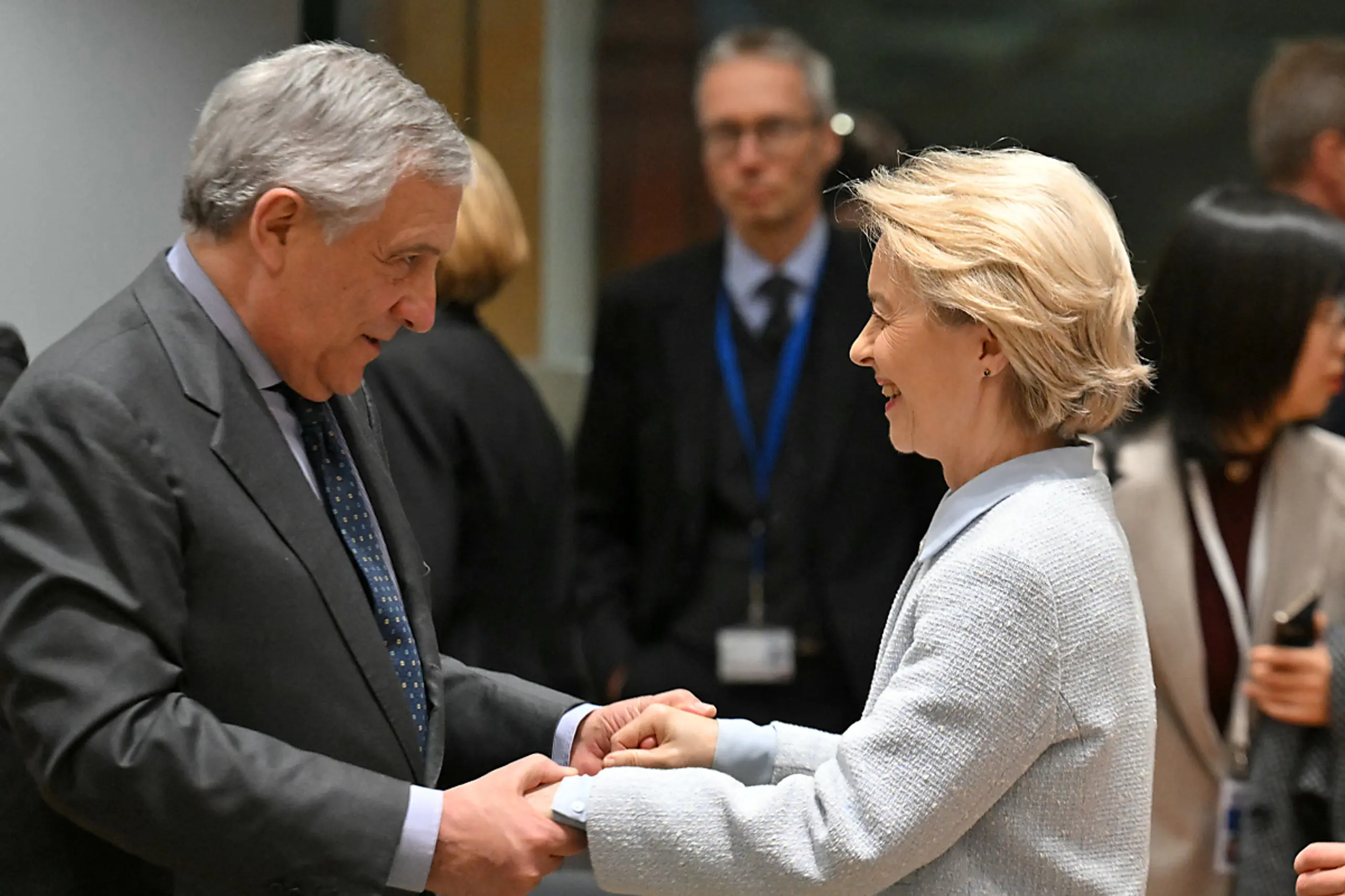 Italiens Außenminister Tajani Kommissionspräsidentin von der Leyen