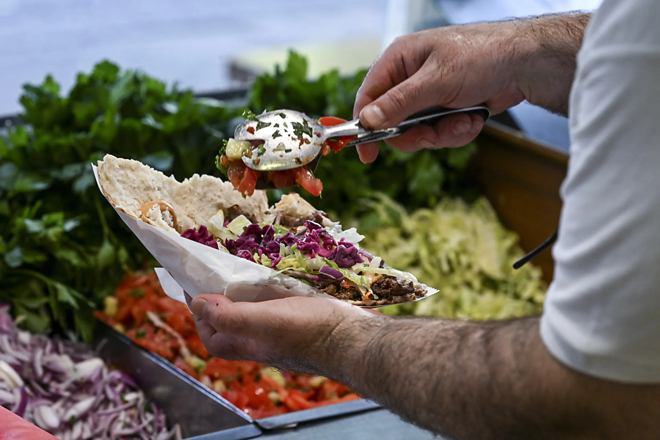 Zwei Kebabs - das billigste und das teuerste - waren hervorragend