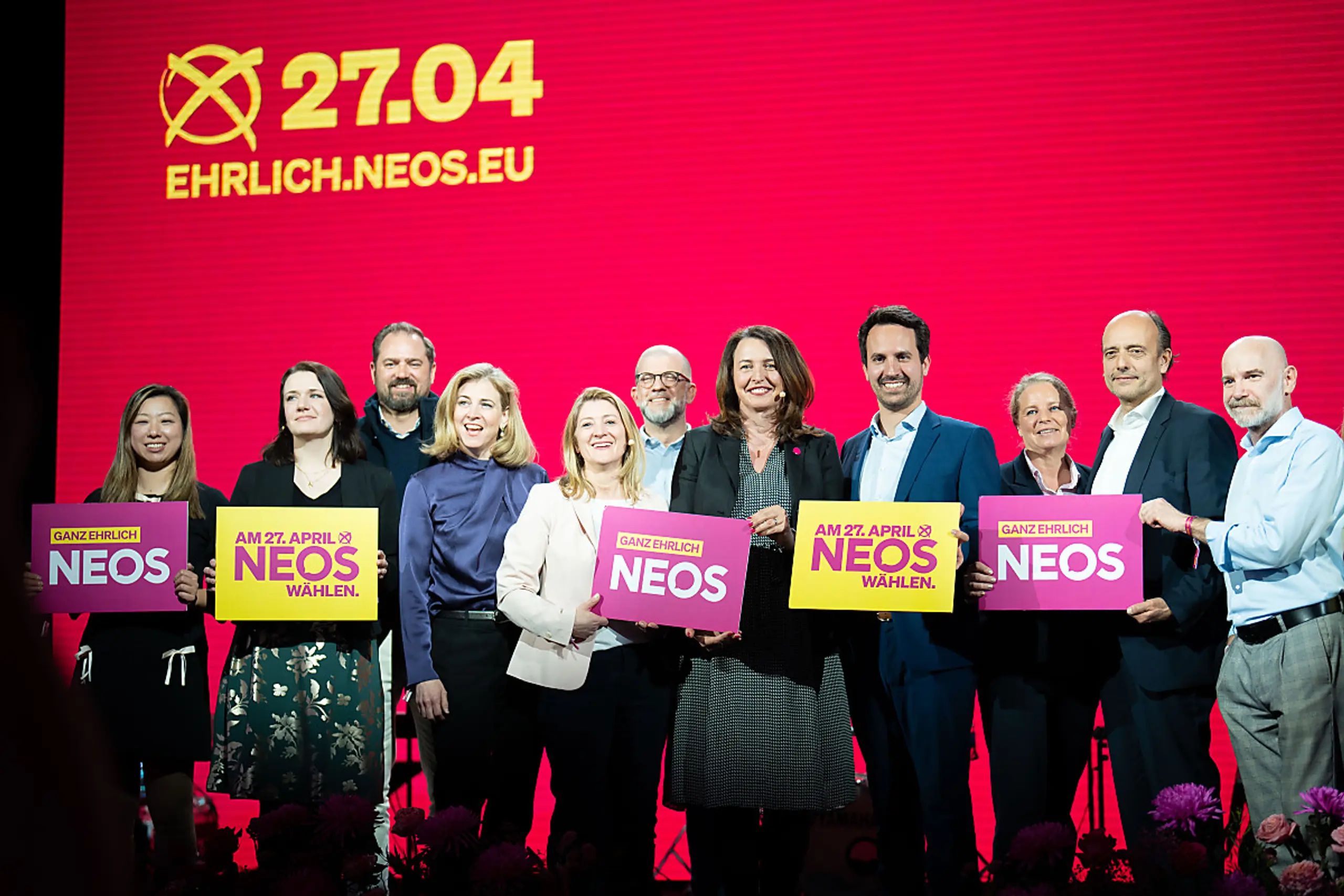 Selbstbewusst starten die NEOS in den Wien-Wahlkampf