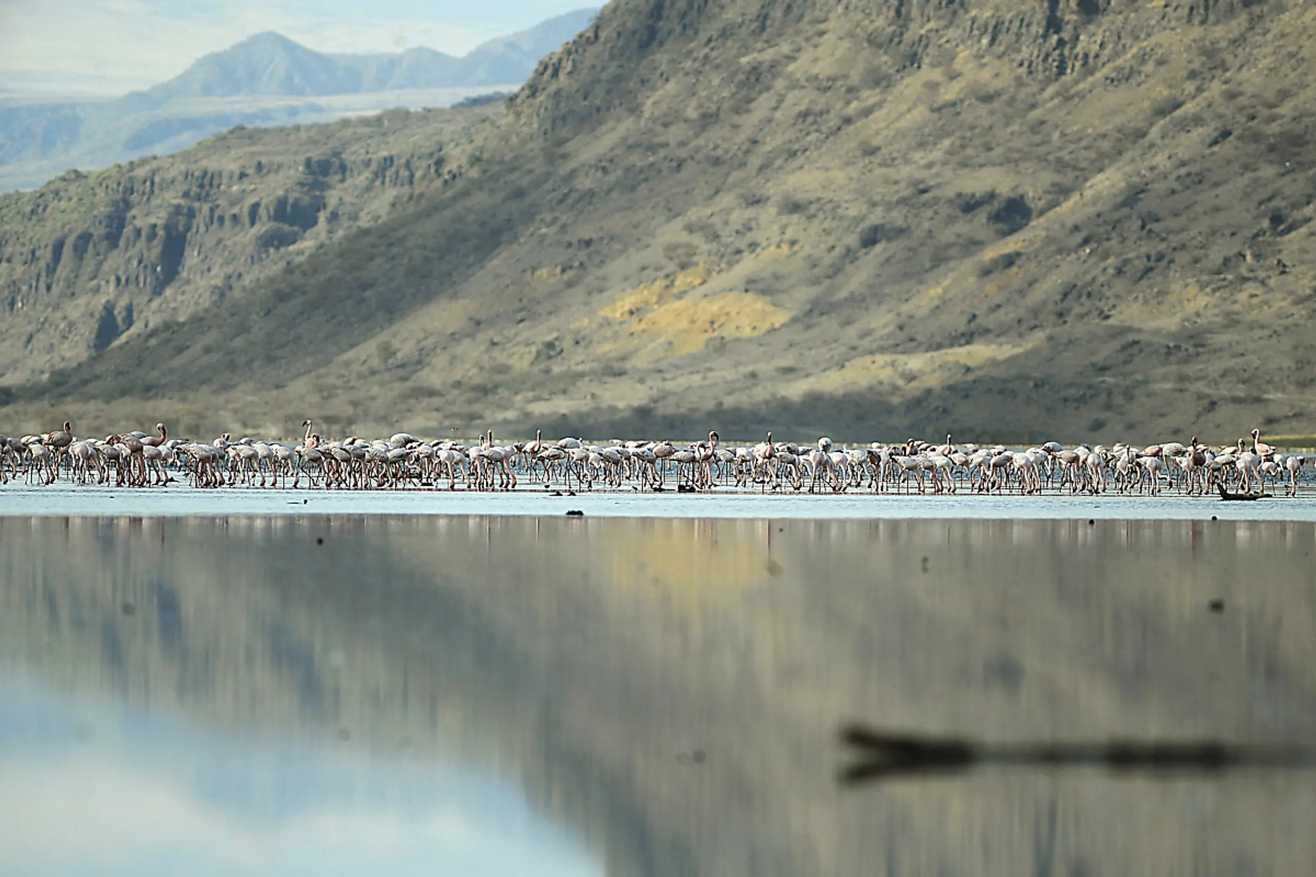 Einer der bekanntesten Natronseen ist der Lake Natron in Tansania