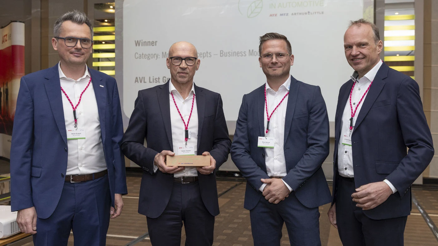 AVL erneut mit Sustainability Award in Automotive ausgezeichnet