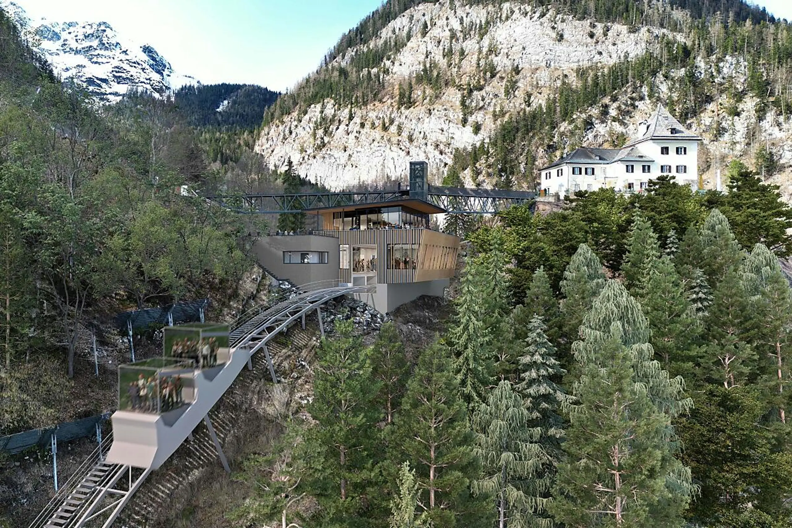 So soll die neue Bergbahn einmal aussehen