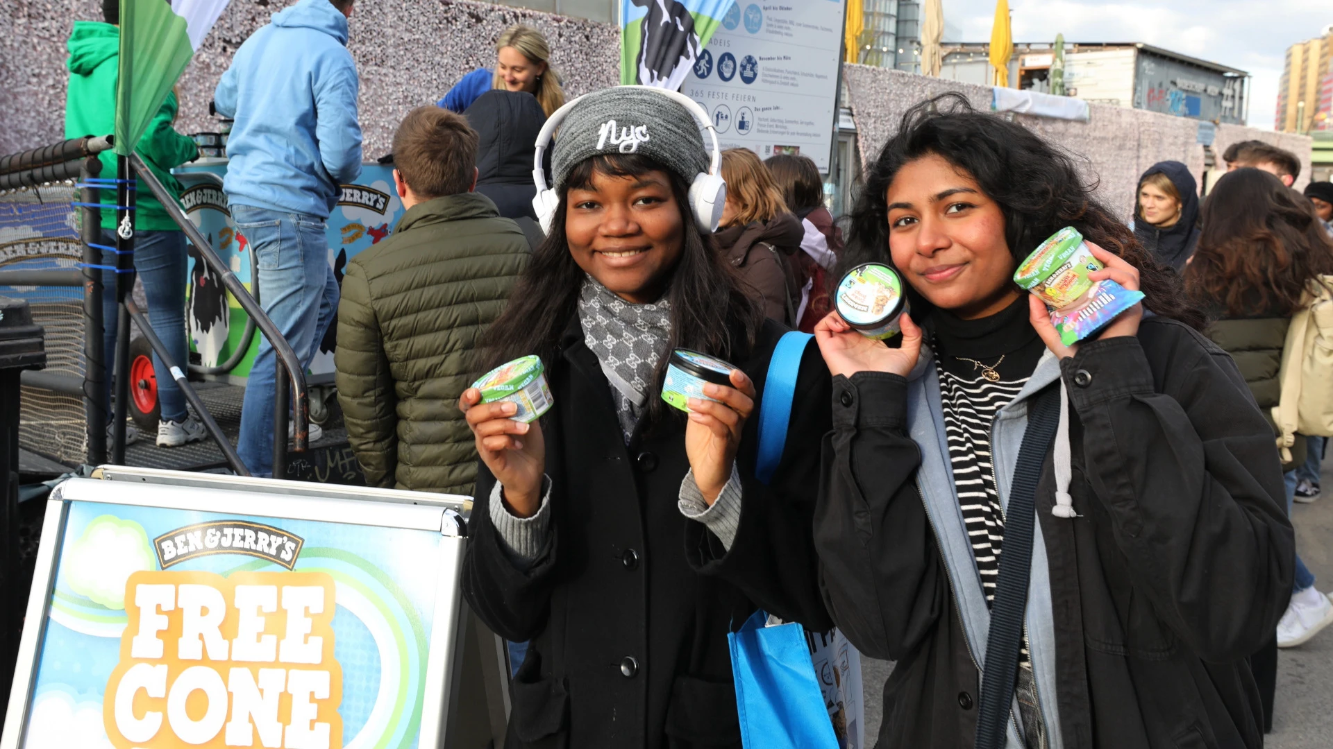 Gratis Eis für alle: Ben & Jerry’s feiert „Free Cone Day“ in Wien