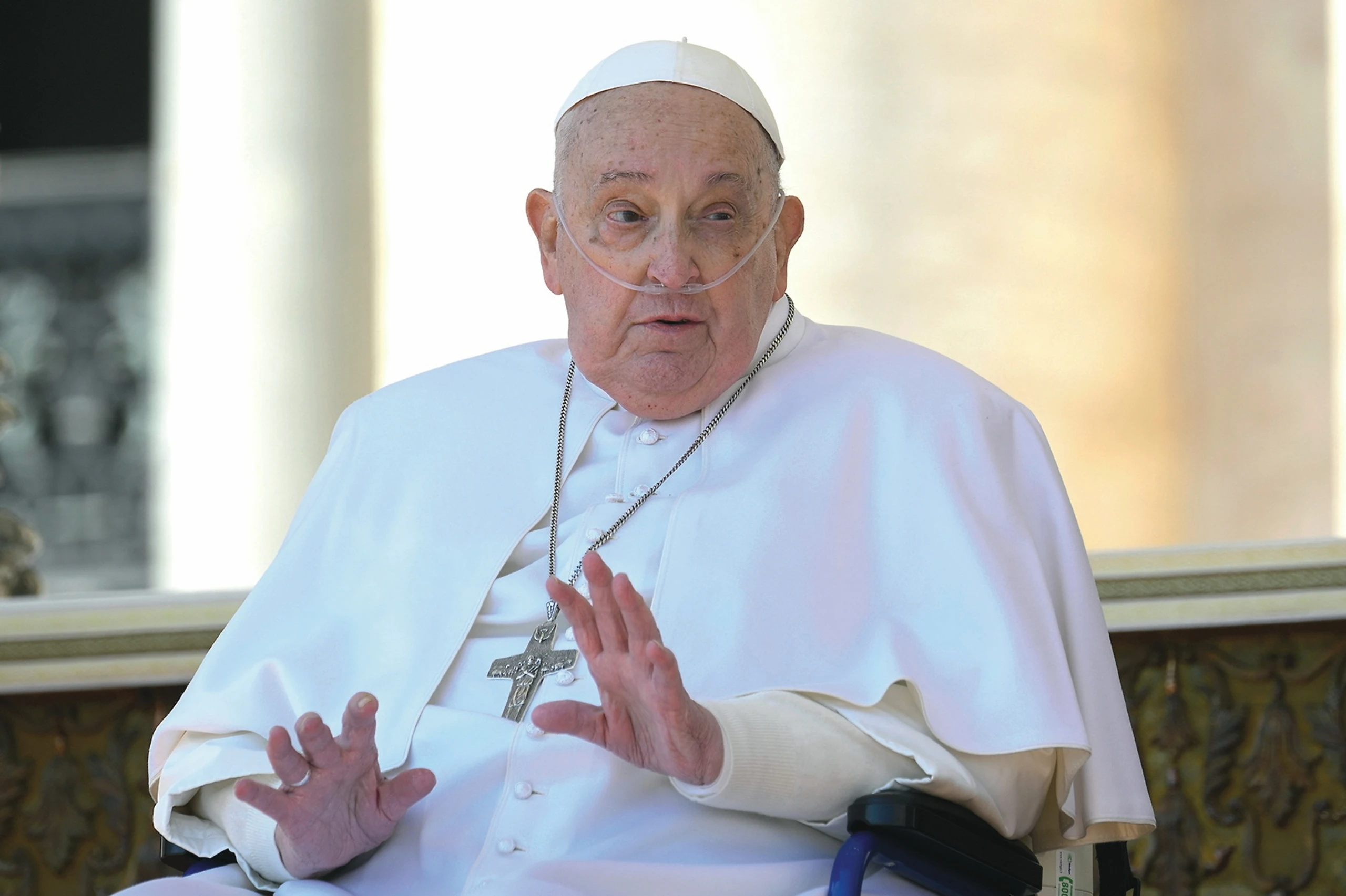 © Vatican Media via Vatican Pool/Getty Images Blurred image background