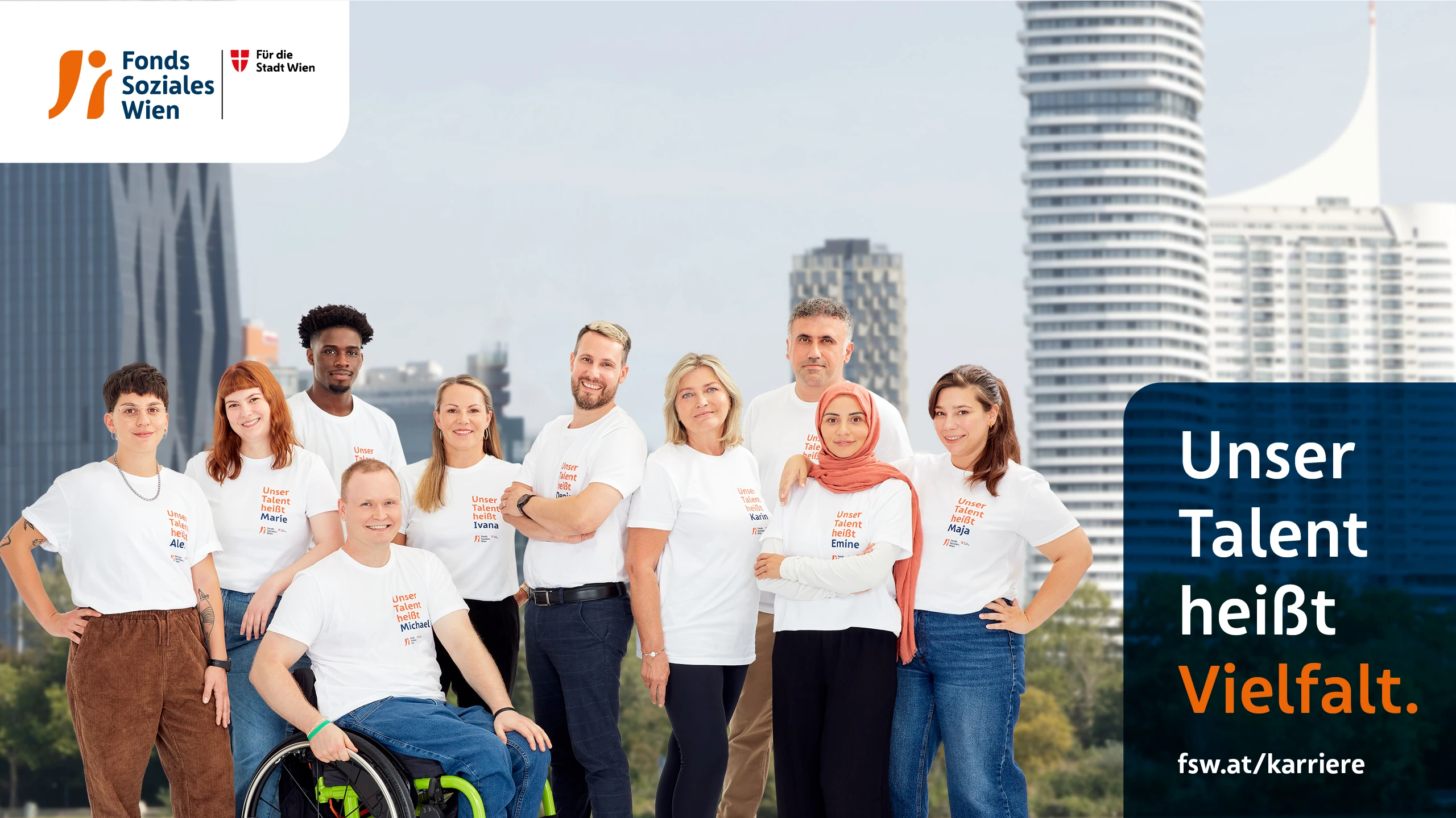 „Unser Talent heißt Vielfalt“ – Berufe mit Sinn und Zukunft beim FSW.