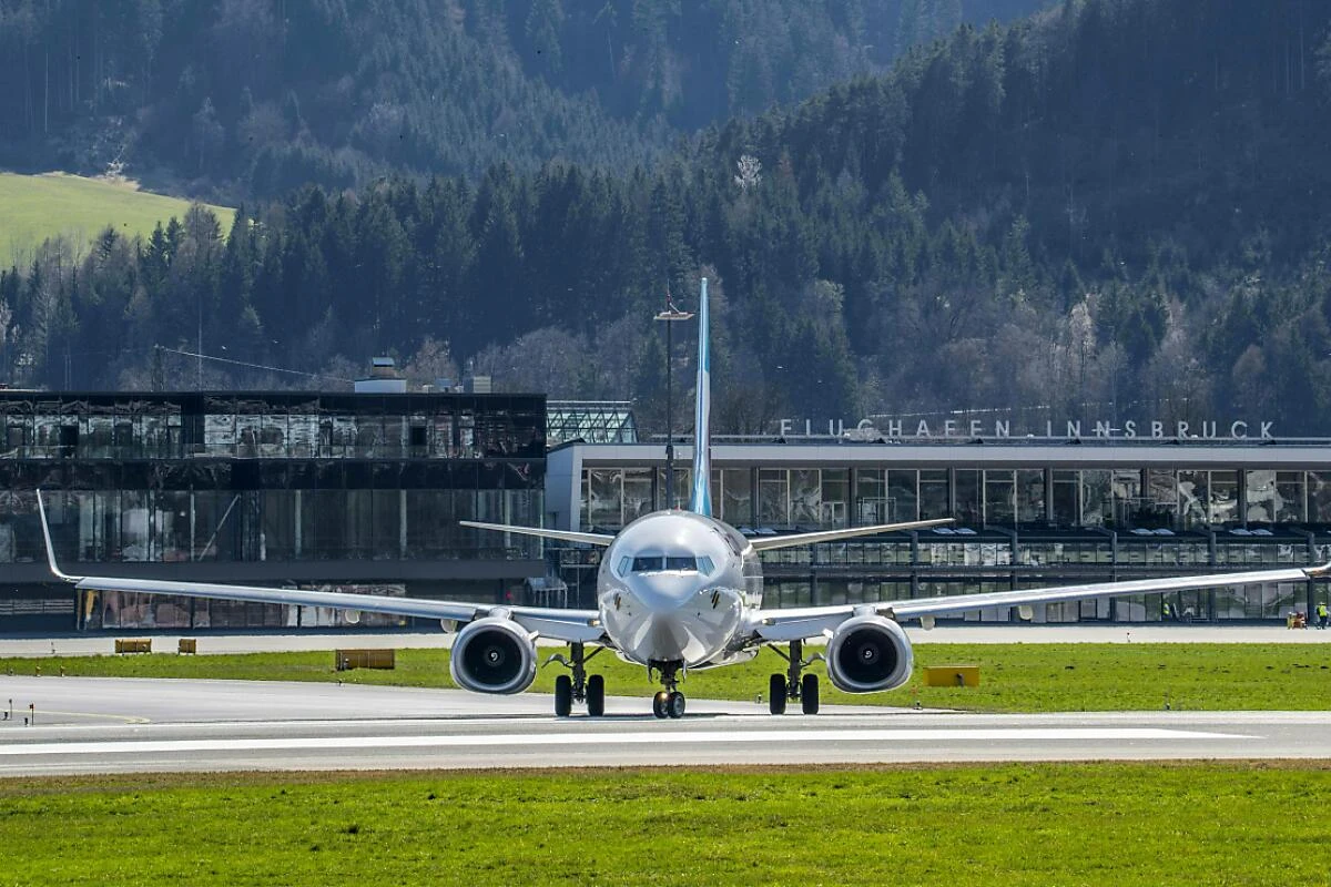 Der Flughafen Innsbruck verzeichnete im ersten Quartal regen Betrieb