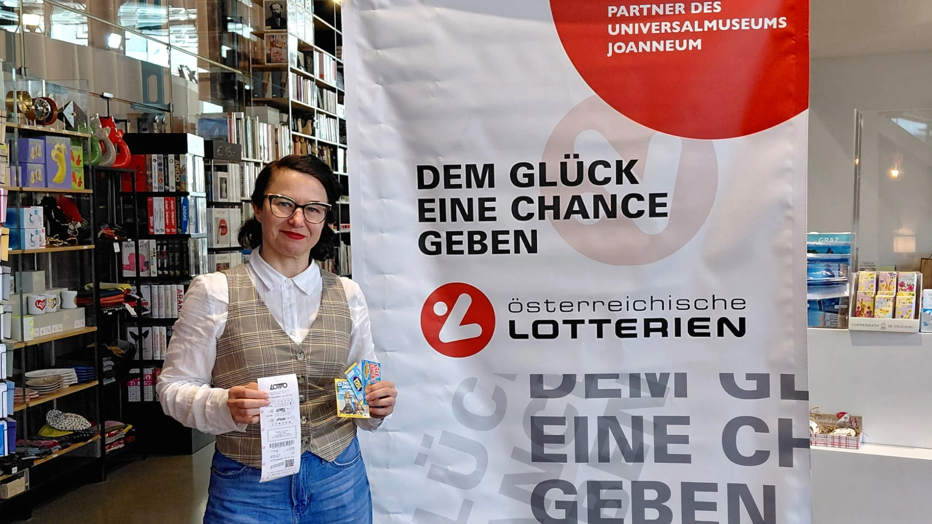 160. Lotterien Tag im Kunsthaus Graz: Kultur erleben mit Lottoquittung
