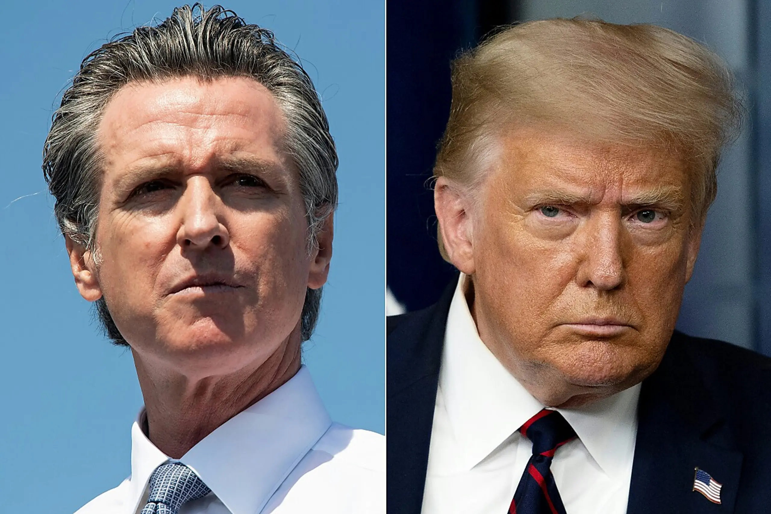 Gouverneur Newsom nimmt es mit Trump auf