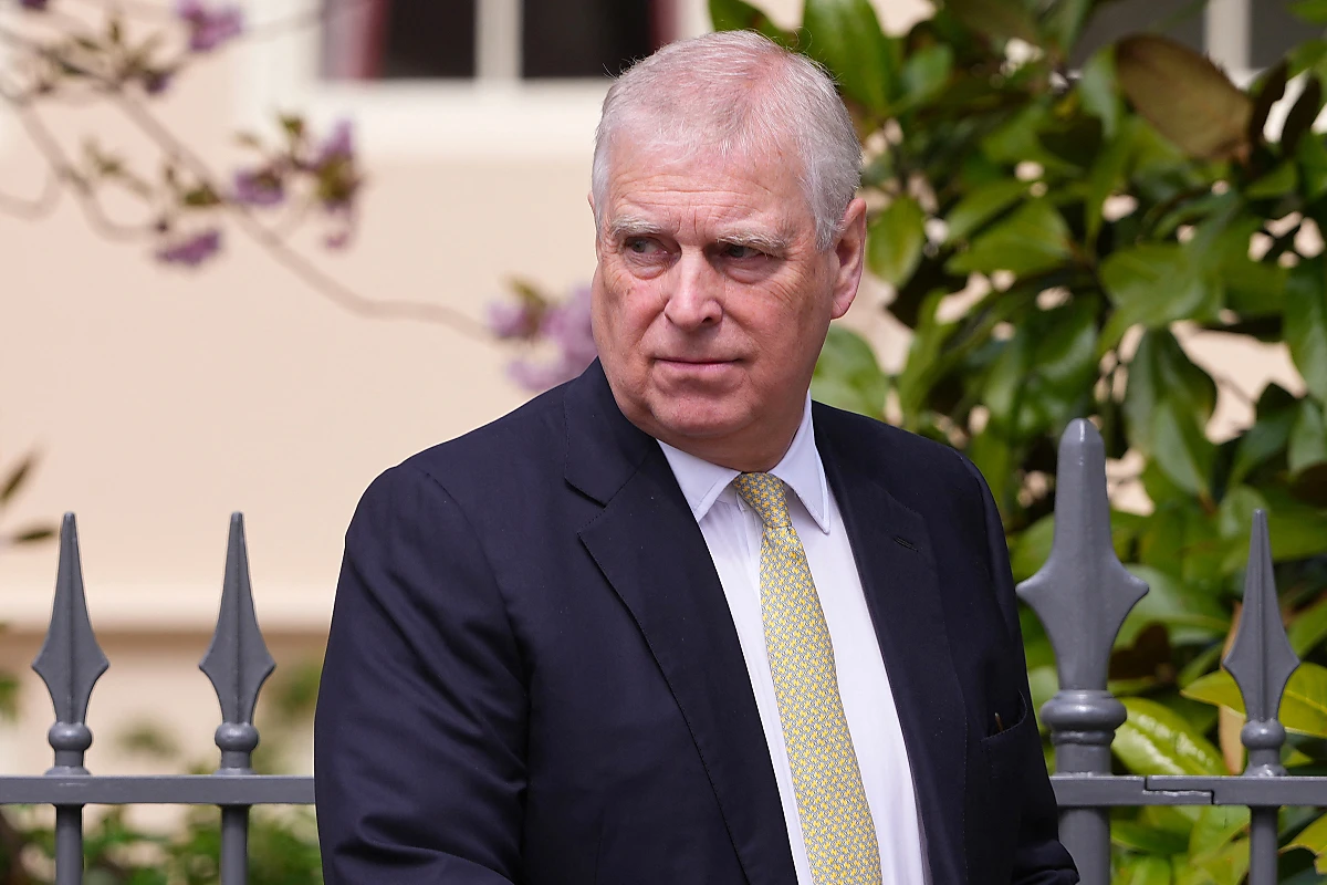 Prinz Andrew am Ostersonntag auf Schloss Windsor