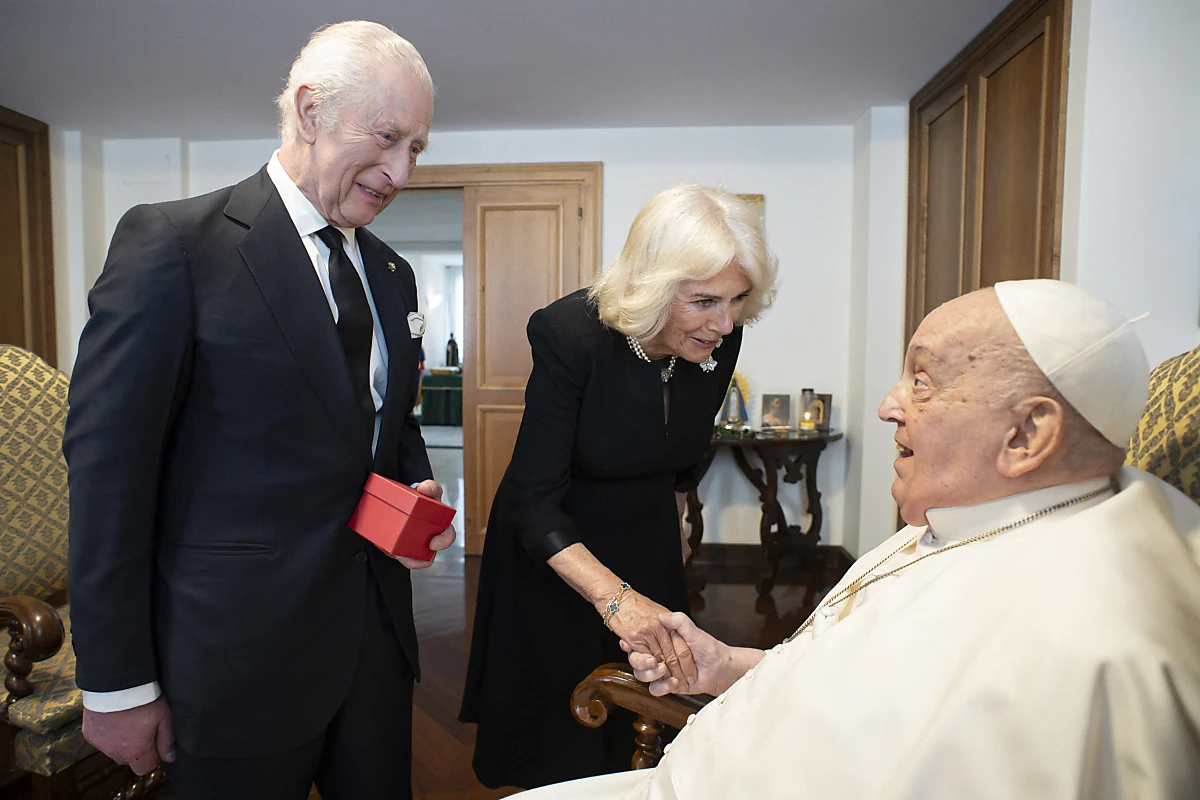 König Charles war erst im April beim Papst gewesen