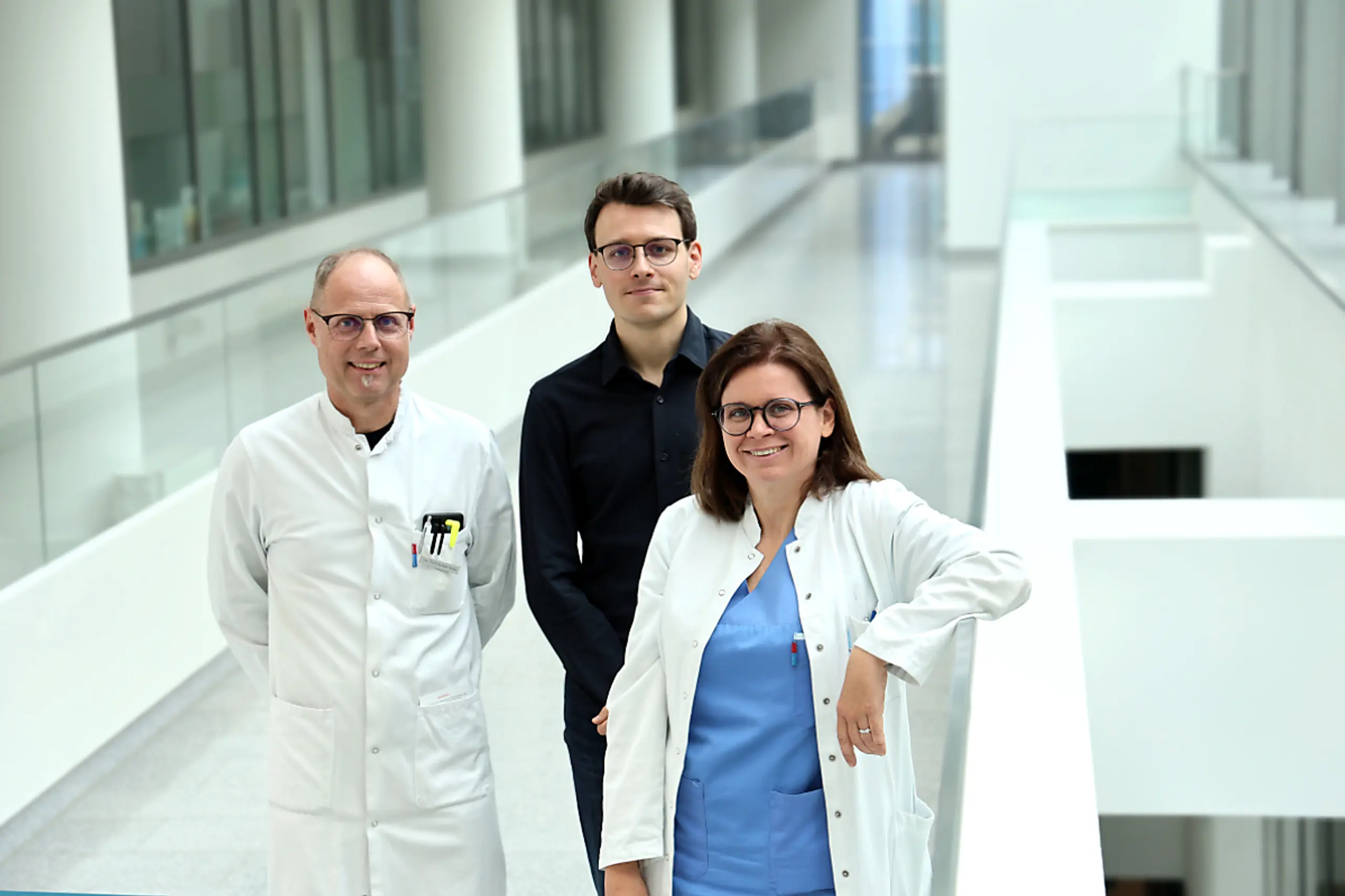 Das Projekt wird von einem Team der Medizin Uni Innsbruck geleitet, v.l: Bernhard Holzner, Jens Lehmann und Renate Pichler