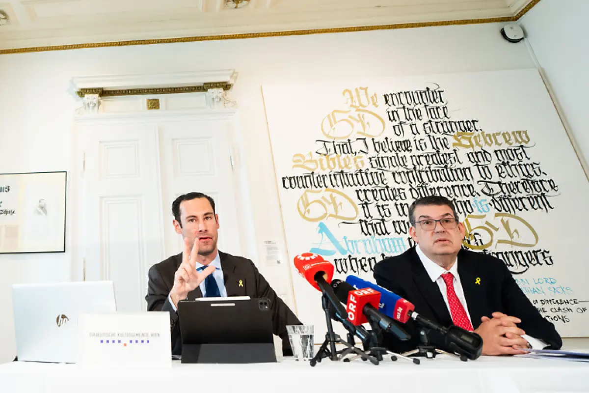IKG-Generalsekretär Benjamin Nägele und Präsident Oskar Deutsch