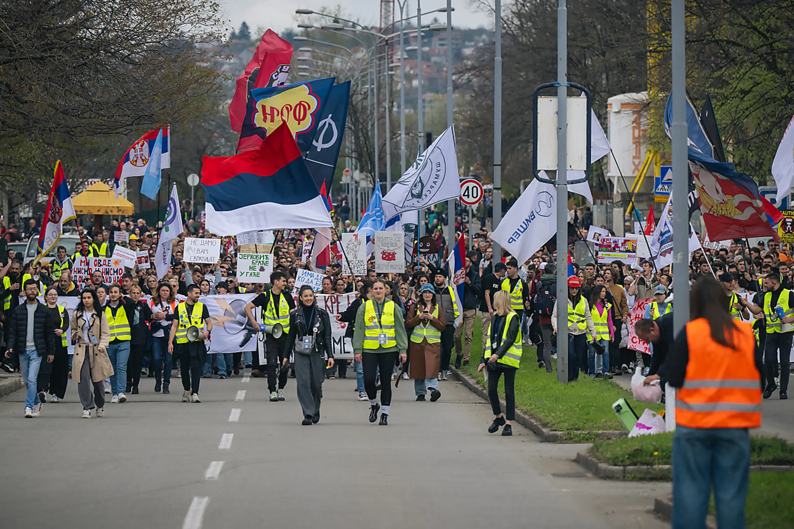Proteste in Serbien reißen nicht ab