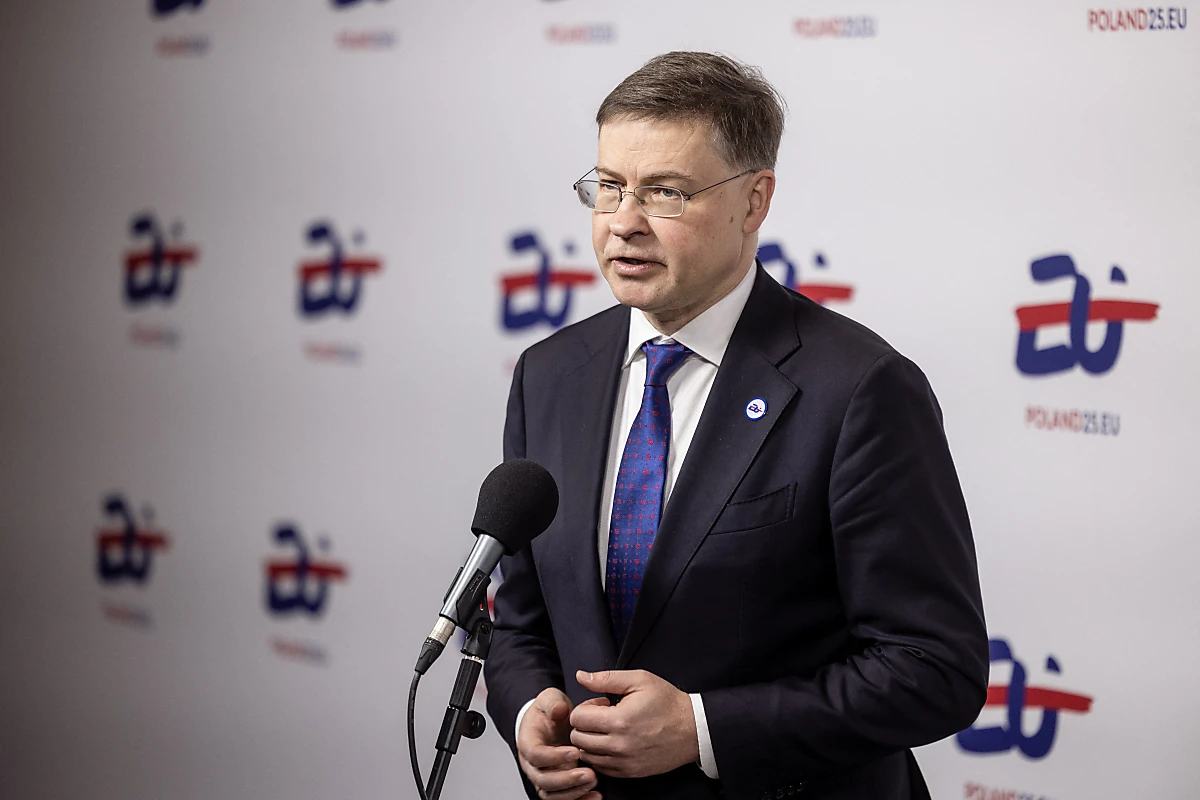EU-Wirtschaftskommissar Valdis Dombrovskis ist skeptisch