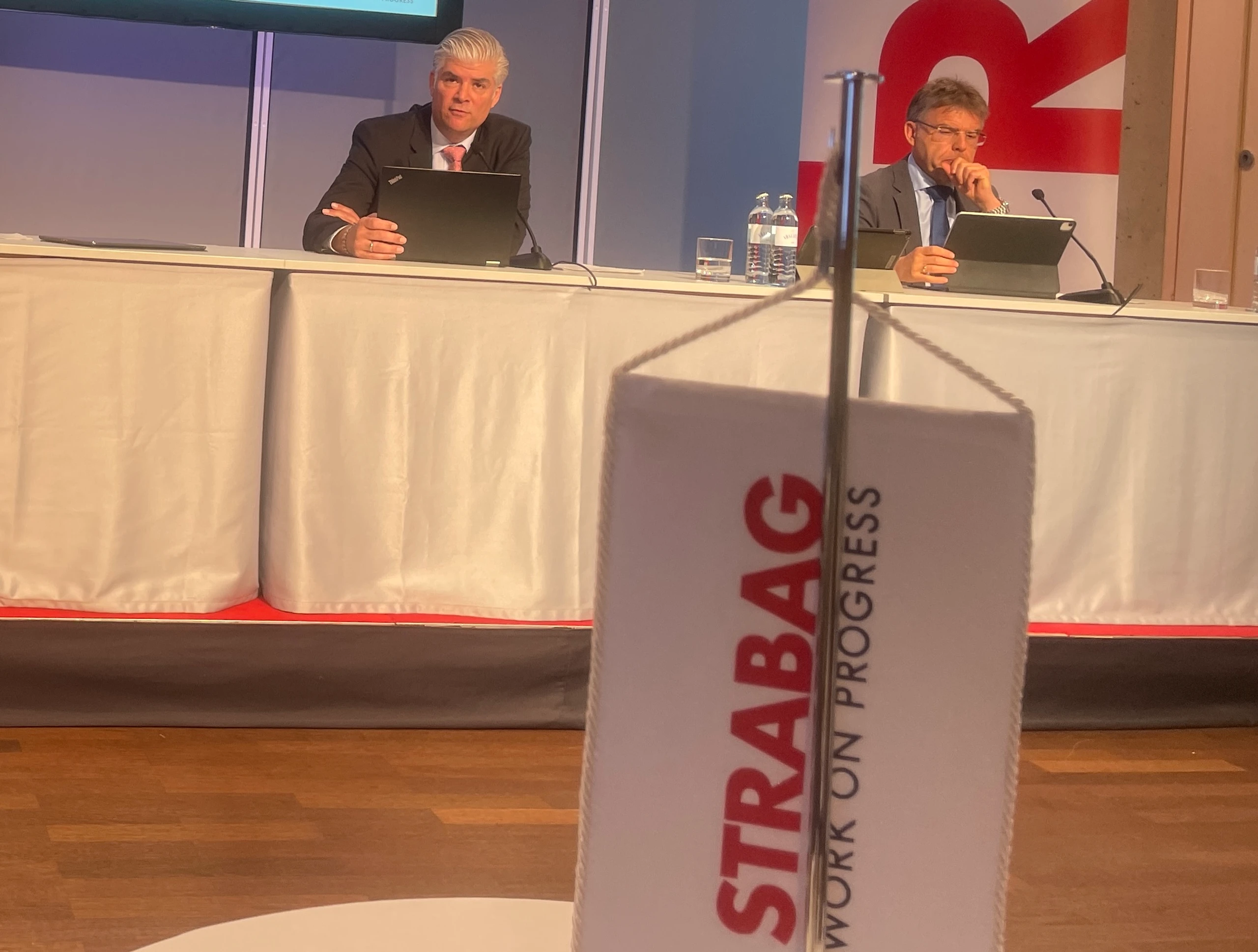 Strabag: Der erste Auftritt des neuen CEO
