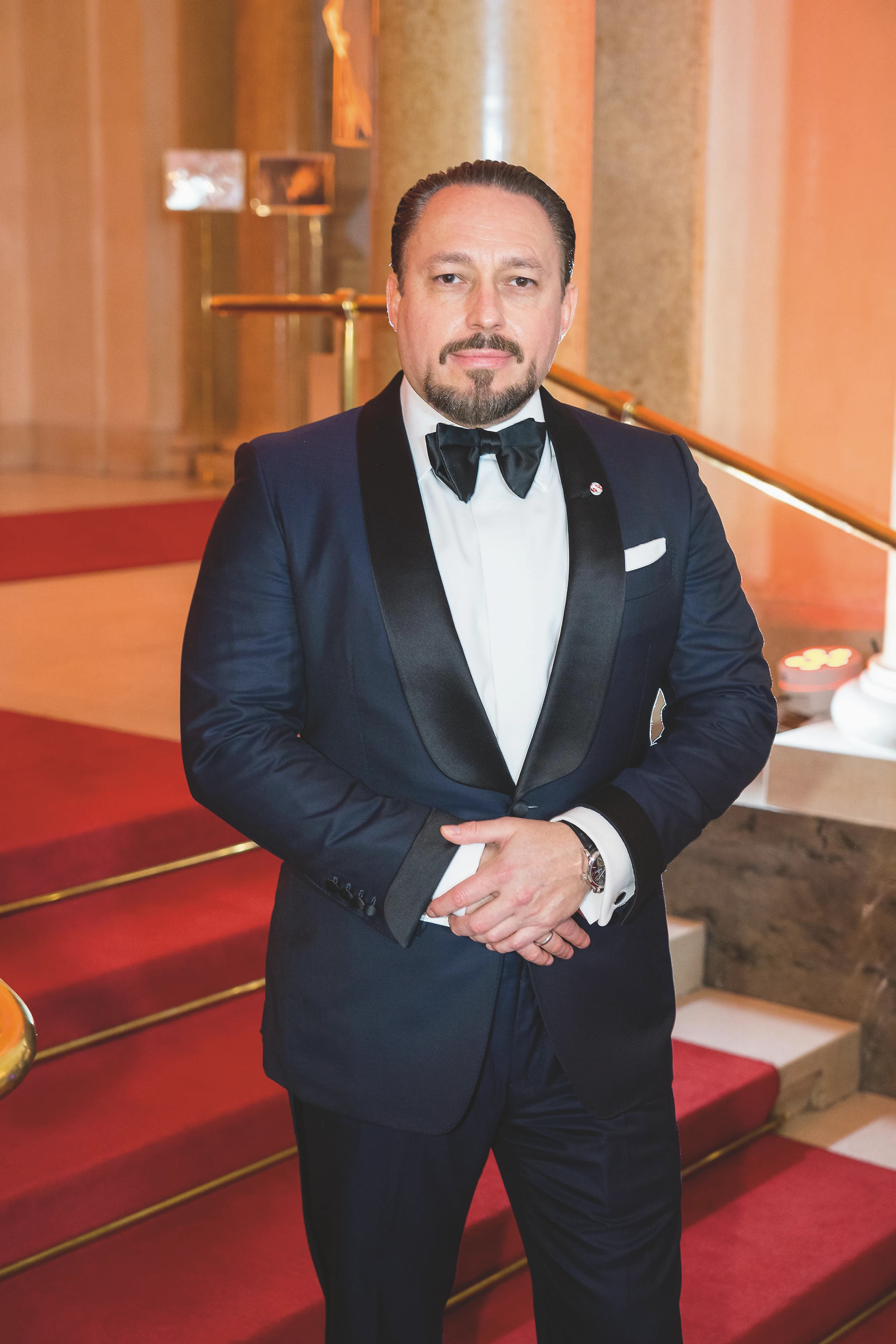 Klemens Hallmann bei der ROMY Gala 2023 in der Wiener Hofburg. Österreichischer Schauspiel- und TV-Preis.