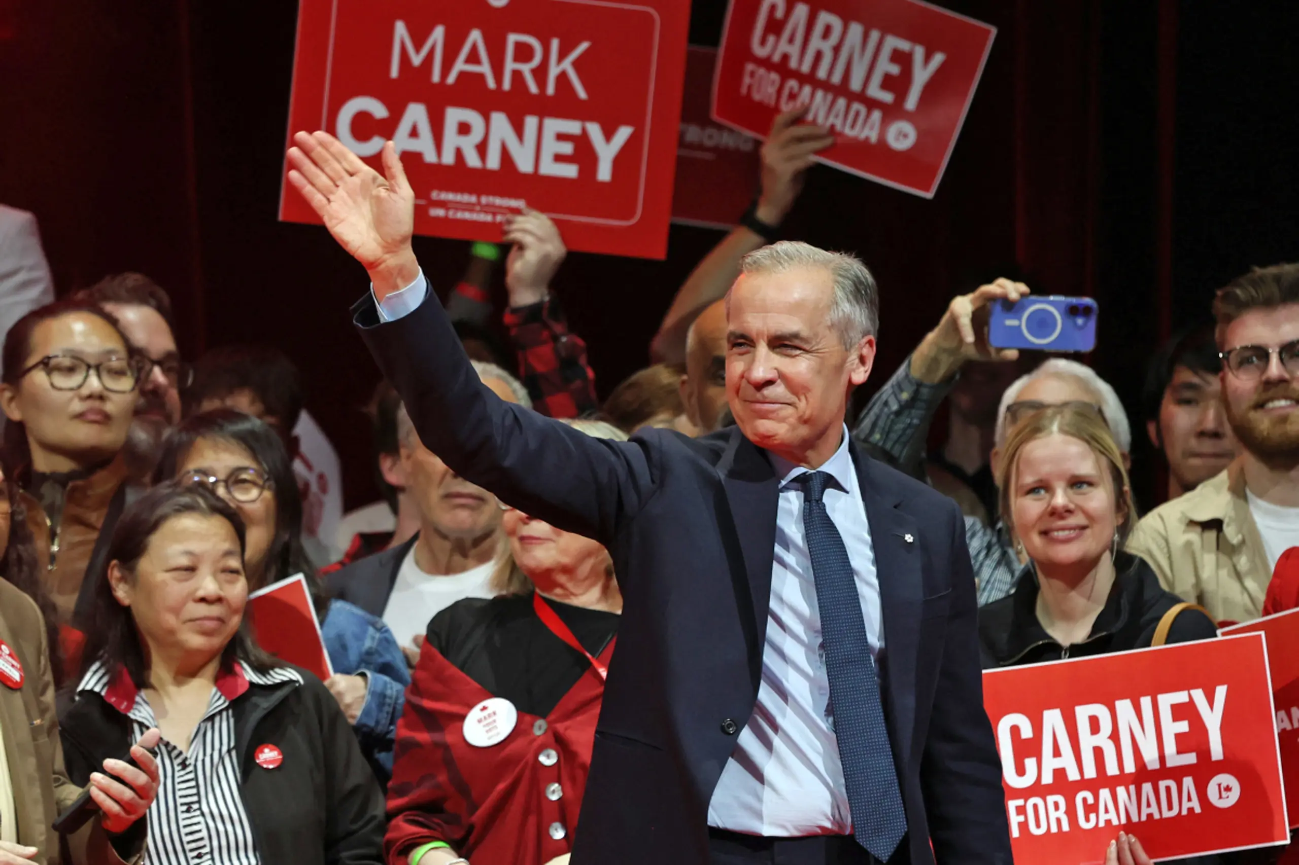 Carney feiert seinen Wahlsieg