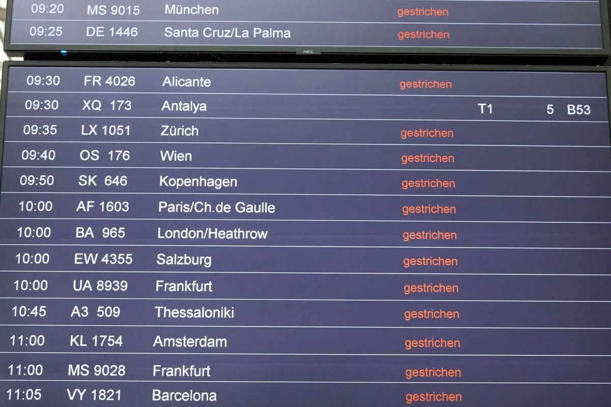 Das Bodenpersonal wird den Flugbetrieb bis März 2027 nicht stören