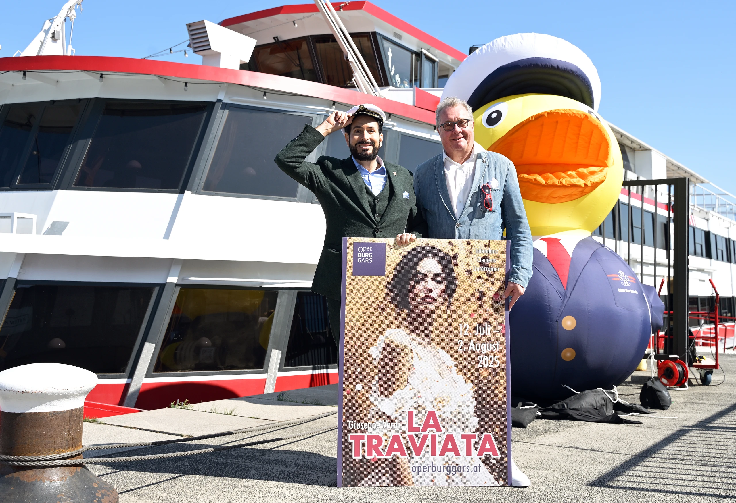 DDSG Blue Danube und Oper Burg Gars starten Kulturkooperation zur „La Traviata“-Saison