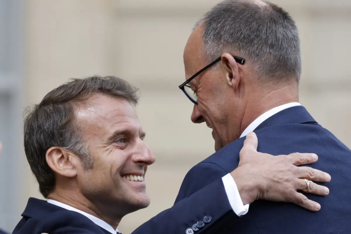Präsident Macron empfing Kanzler Merz in Paris