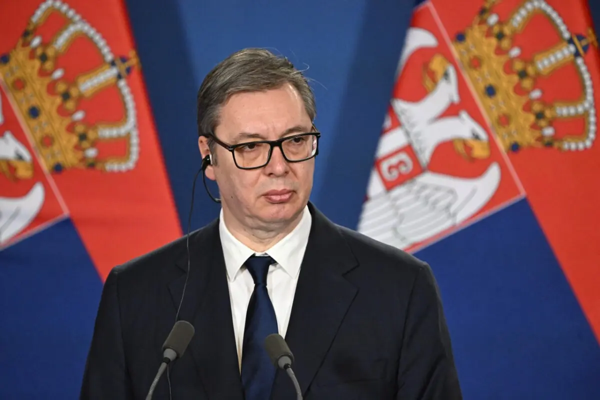 Serbiens Präsident Aleksandar Vucic