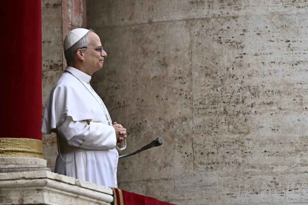 Leo XIV tritt ertmals vor die Presse