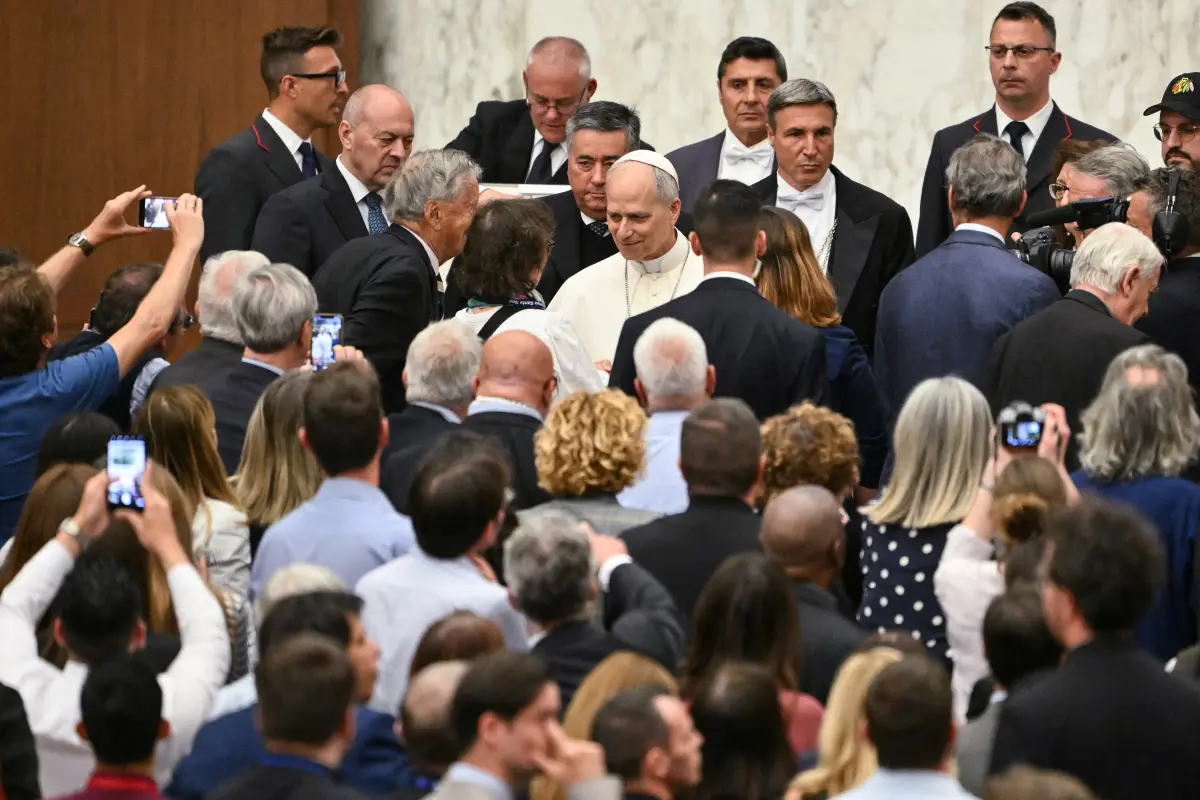 Papst grüßte zahlreiche Medienleute