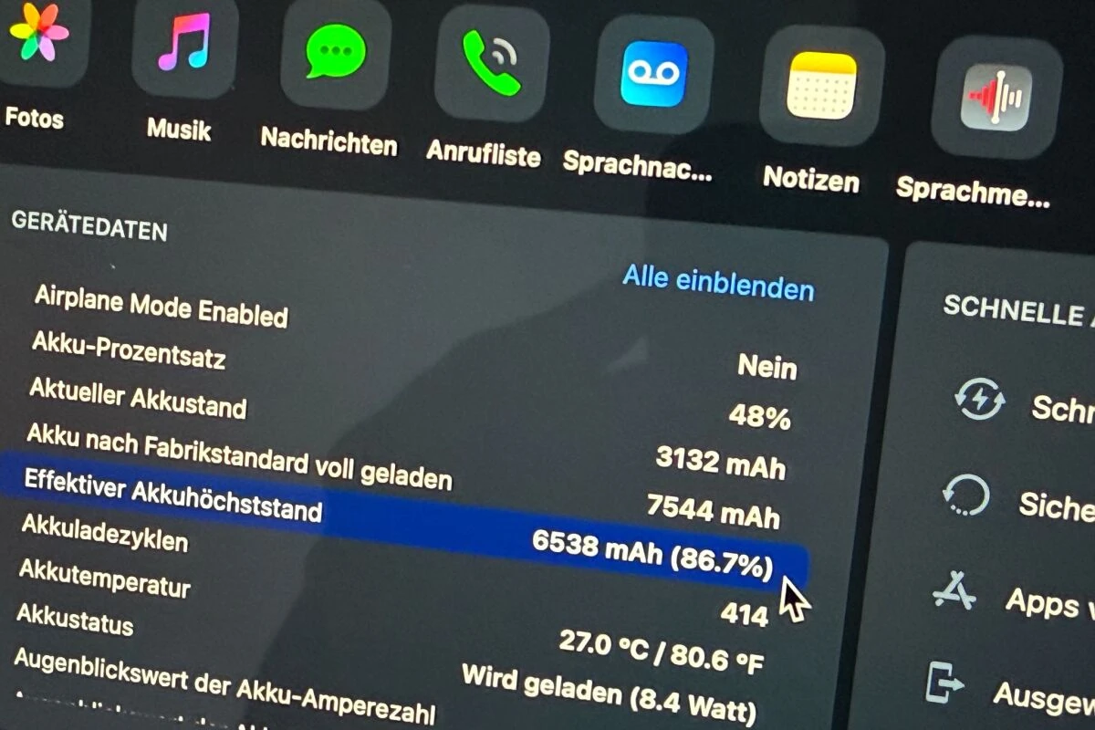 Auch an iPad-Akkus geht das Alter nicht spurlos vorüber