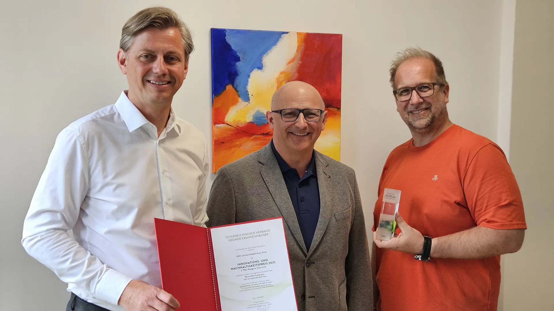 Klimaschutz mit System: Grazer Uniklinikum erhält Innovationspreis für Energieprojekt