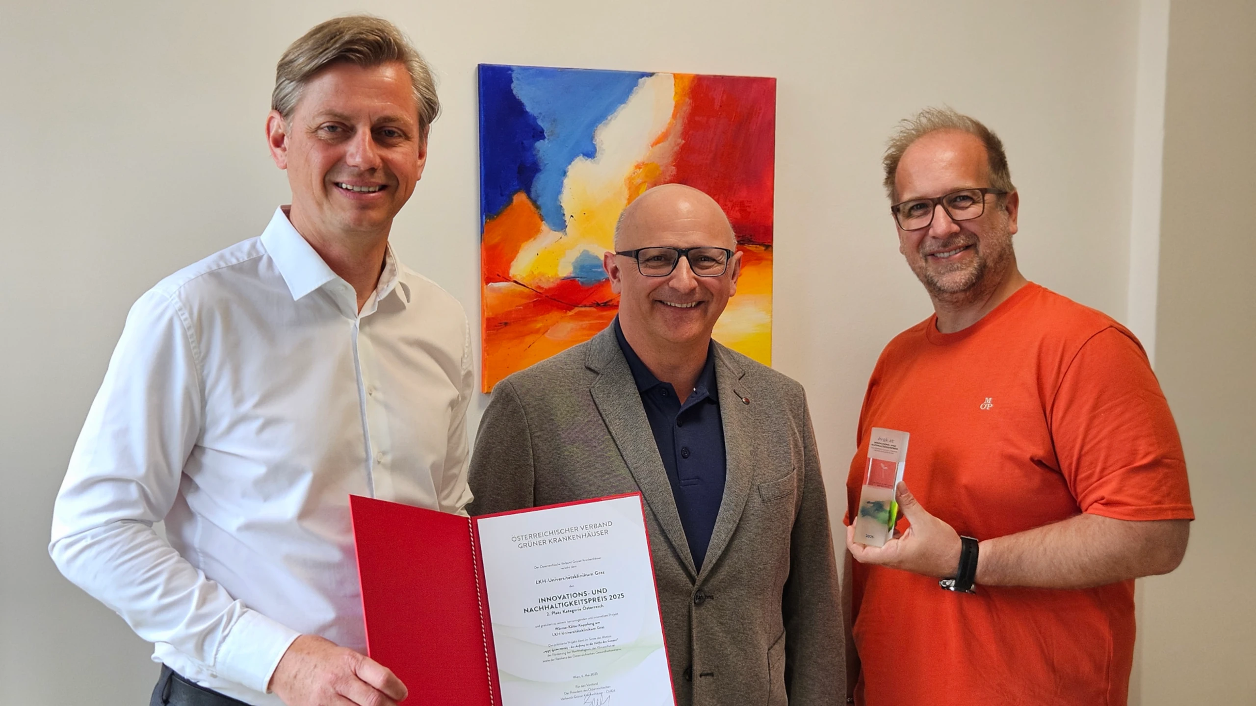 Klimaschutz mit System: Grazer Uniklinikum erhält Innovationspreis für Energieprojekt