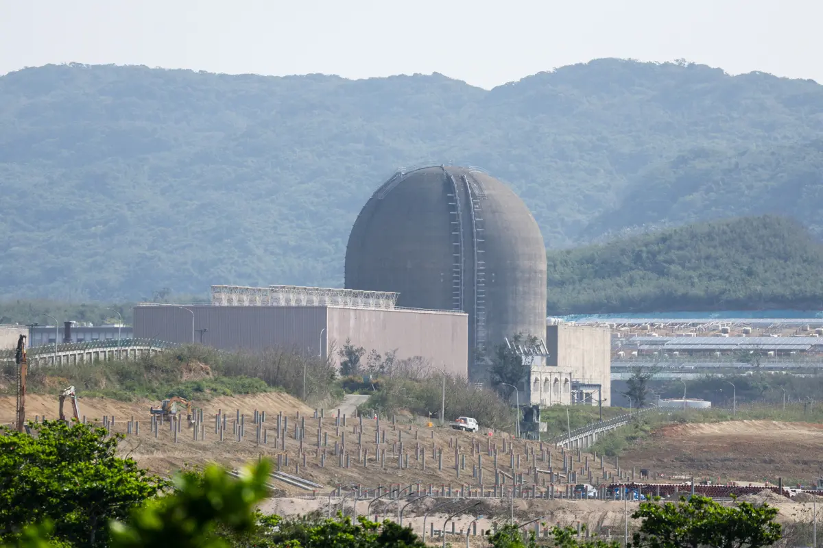 Kernkraftwerk Maanshan im Süden von Taiwan