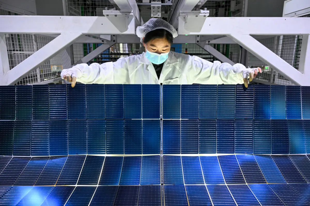 China dominiert den Weltmarkt für Photovoltaik