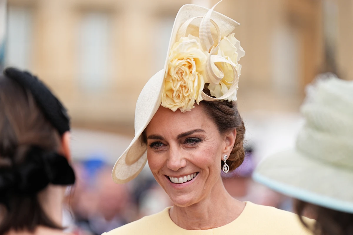 Abbild von Prinzessin Kate mit strahlendem Lächeln