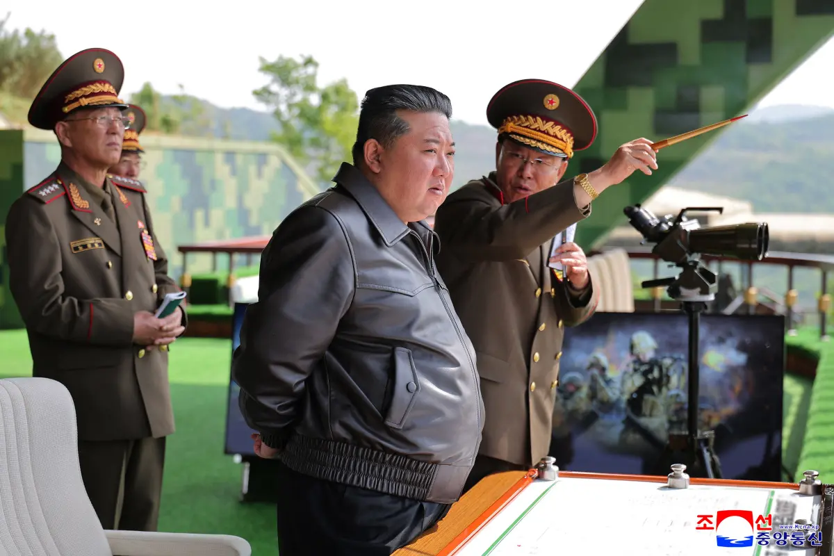Kim Jong Un ist mit der Zeremonie unzufrieden