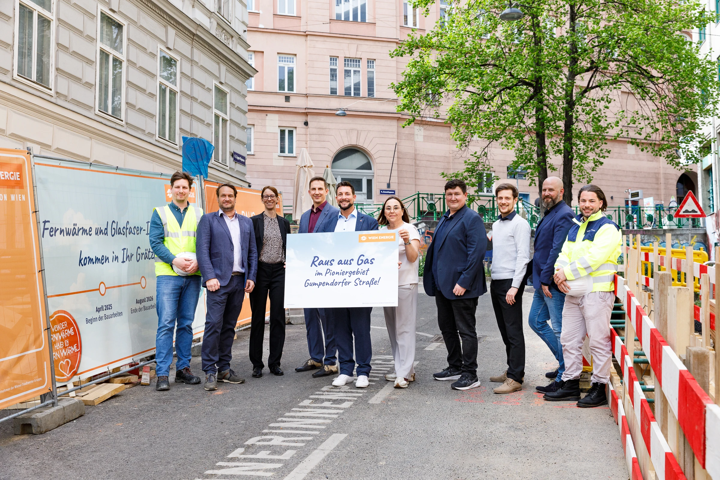 Raus aus Gas: Wien Energie startet Fernwärme-Offensive im 6. Bezirk