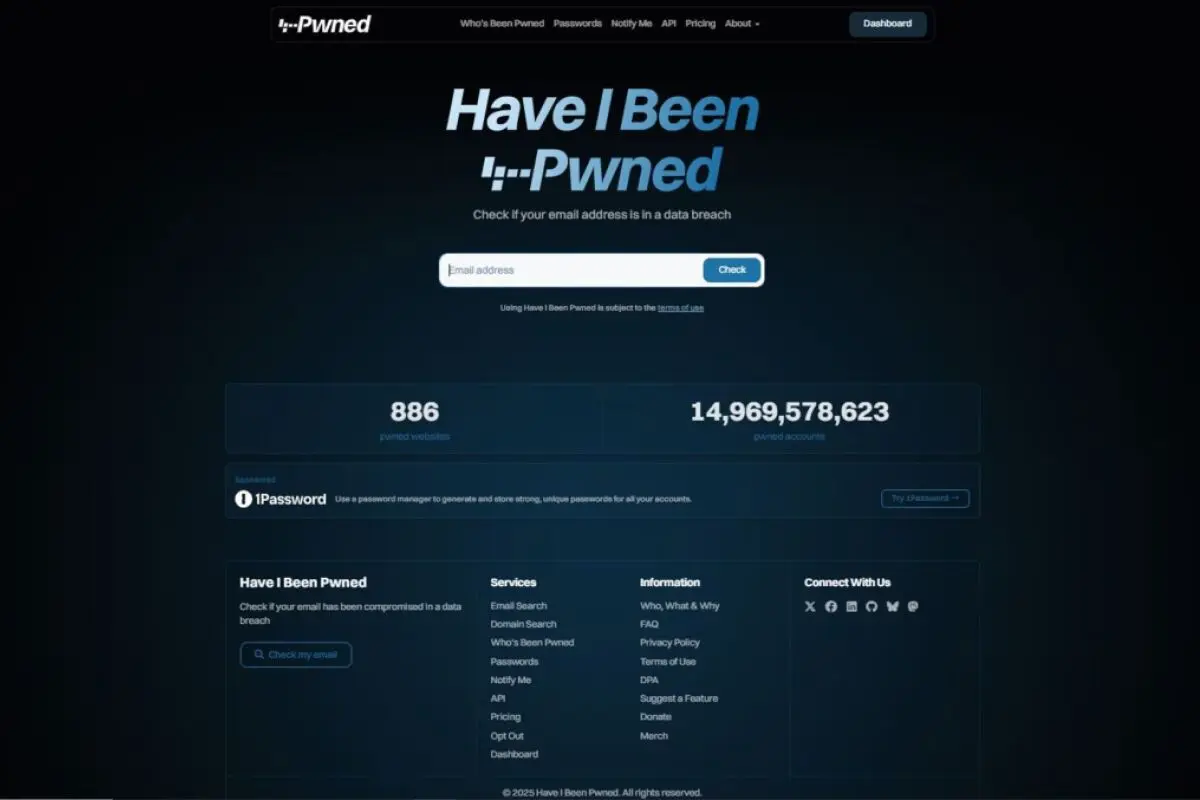 "Haveibeenpwned.com" hat einen neuen Look und neue Funktionen bekommen