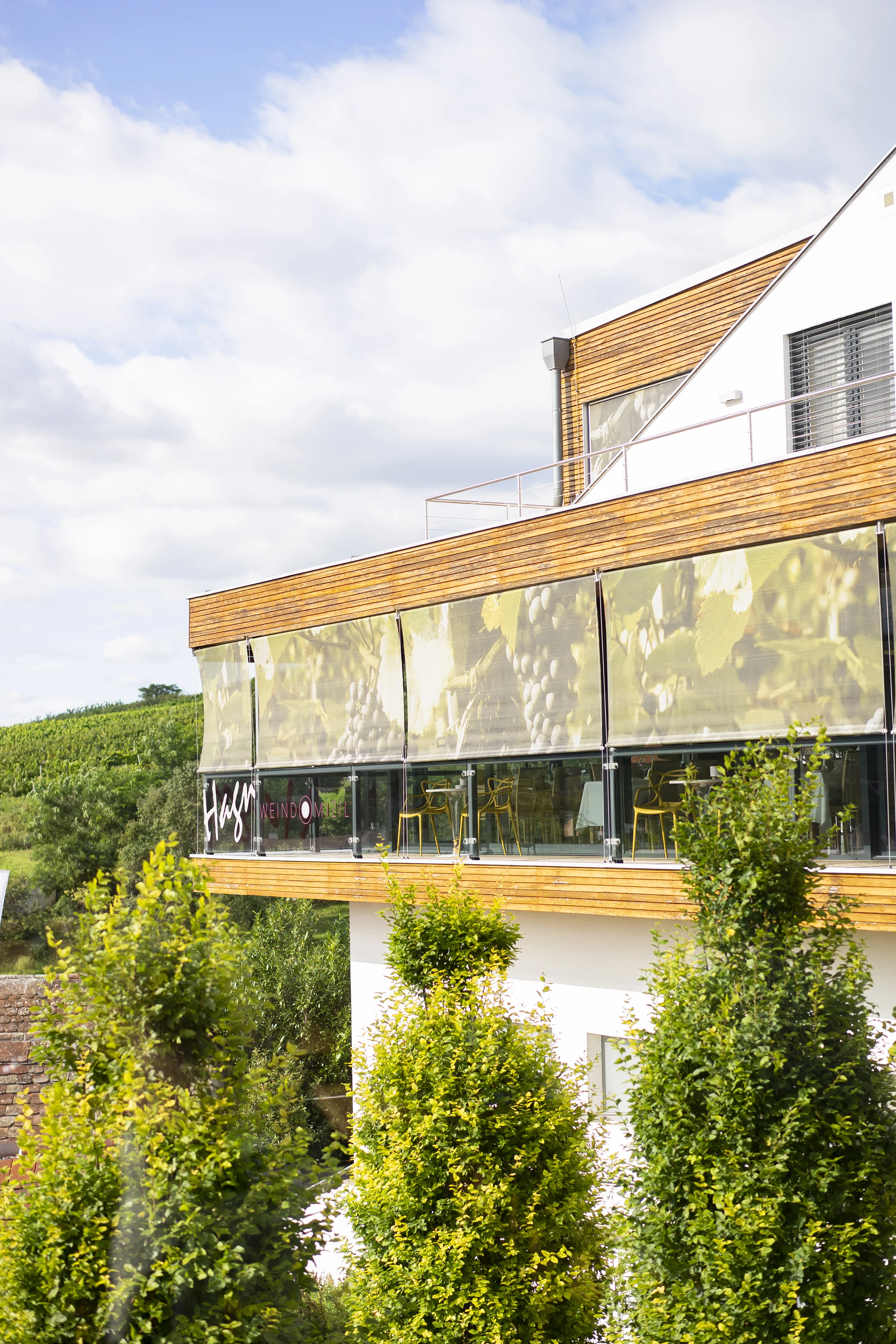 Das Weindomizil des Weingut Hagn von außen