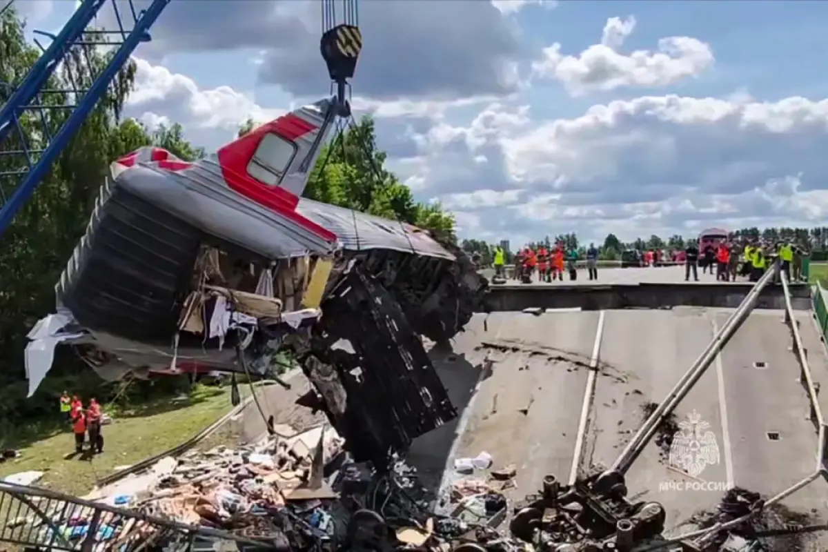 Angriff auf Eisenbahnbrücke in Russland