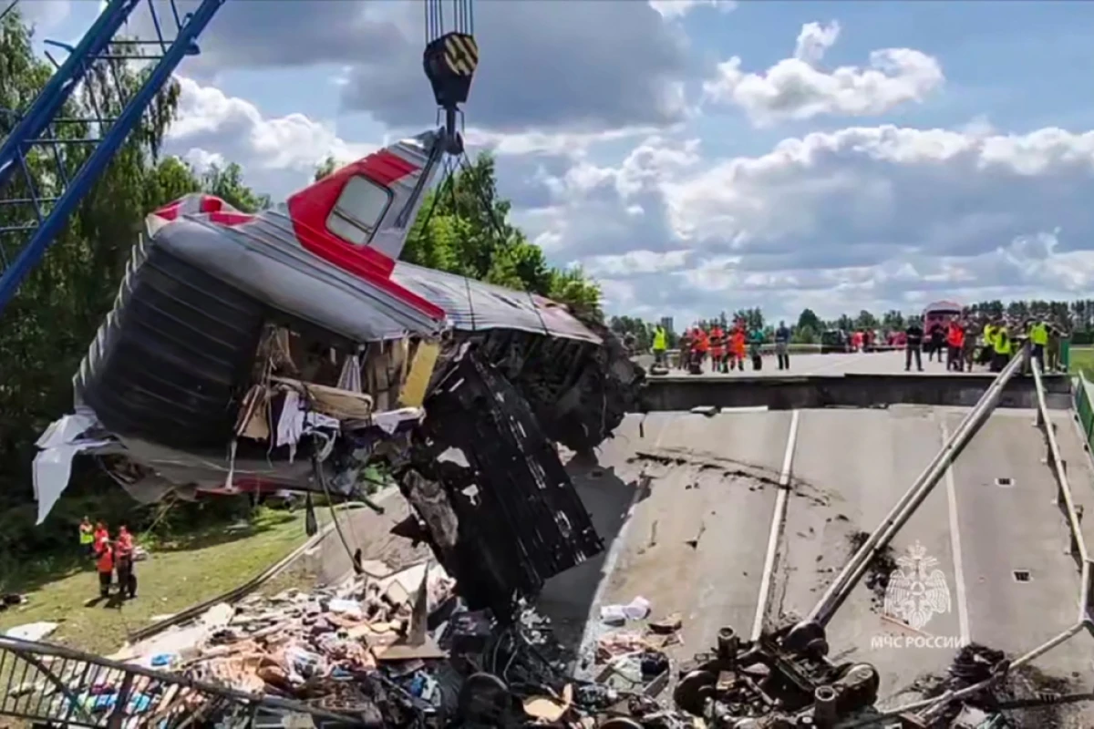 Angriff auf Eisenbahnbrücke in Russland