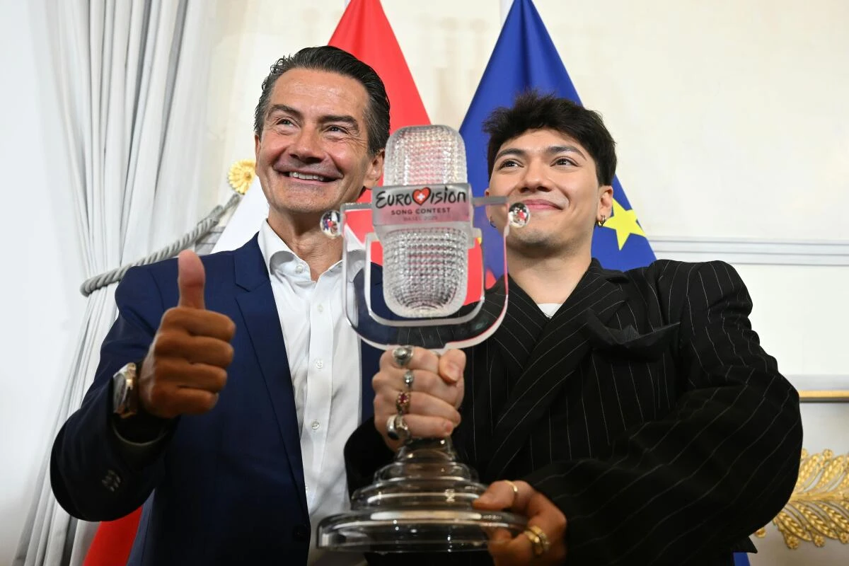 ORF-Generaldirektor Weißmann und ESC-Gewinner JJ in Vorfreude