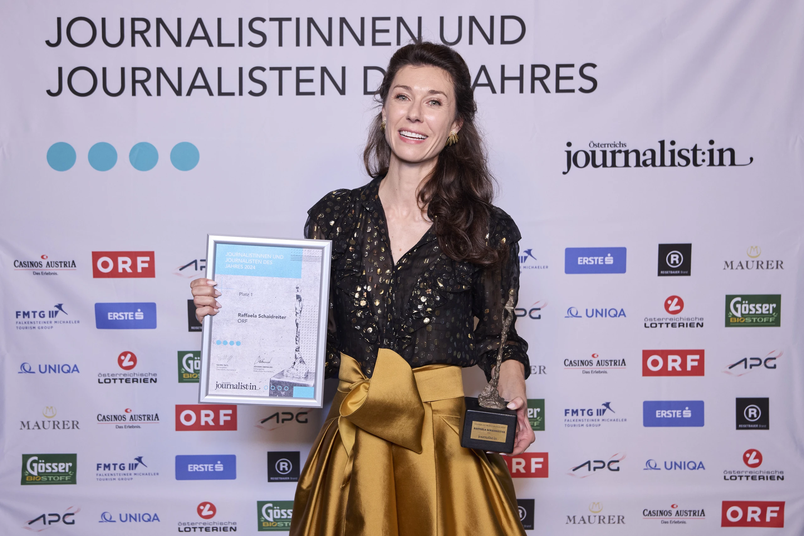 Raffaela Schaidreiter ist Journalistin des Jahres 2024 – Preis für Benko-Aufdecker Sebastian Reinhart