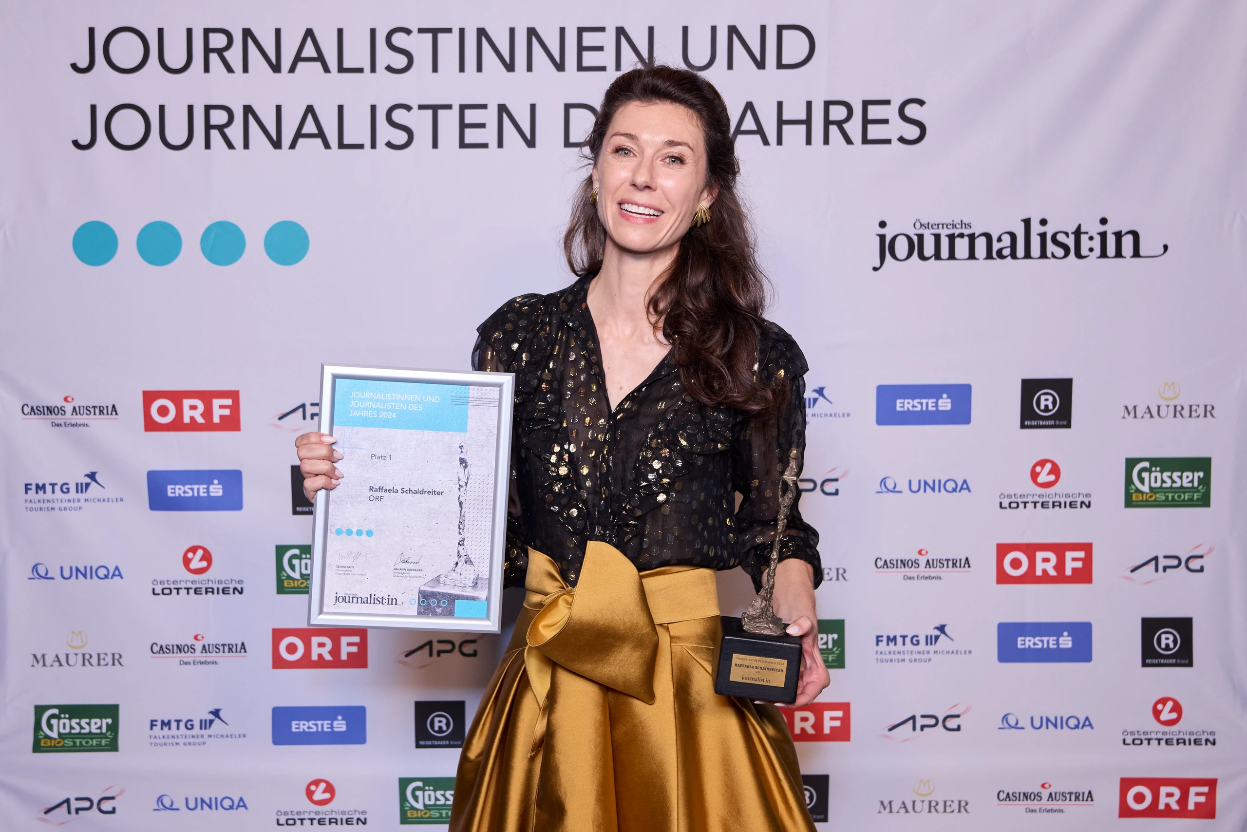 Raffaela Schaidreiter ist Journalistin des Jahres 2024 – Preis für Benko-Aufdecker Sebastian Reinhart