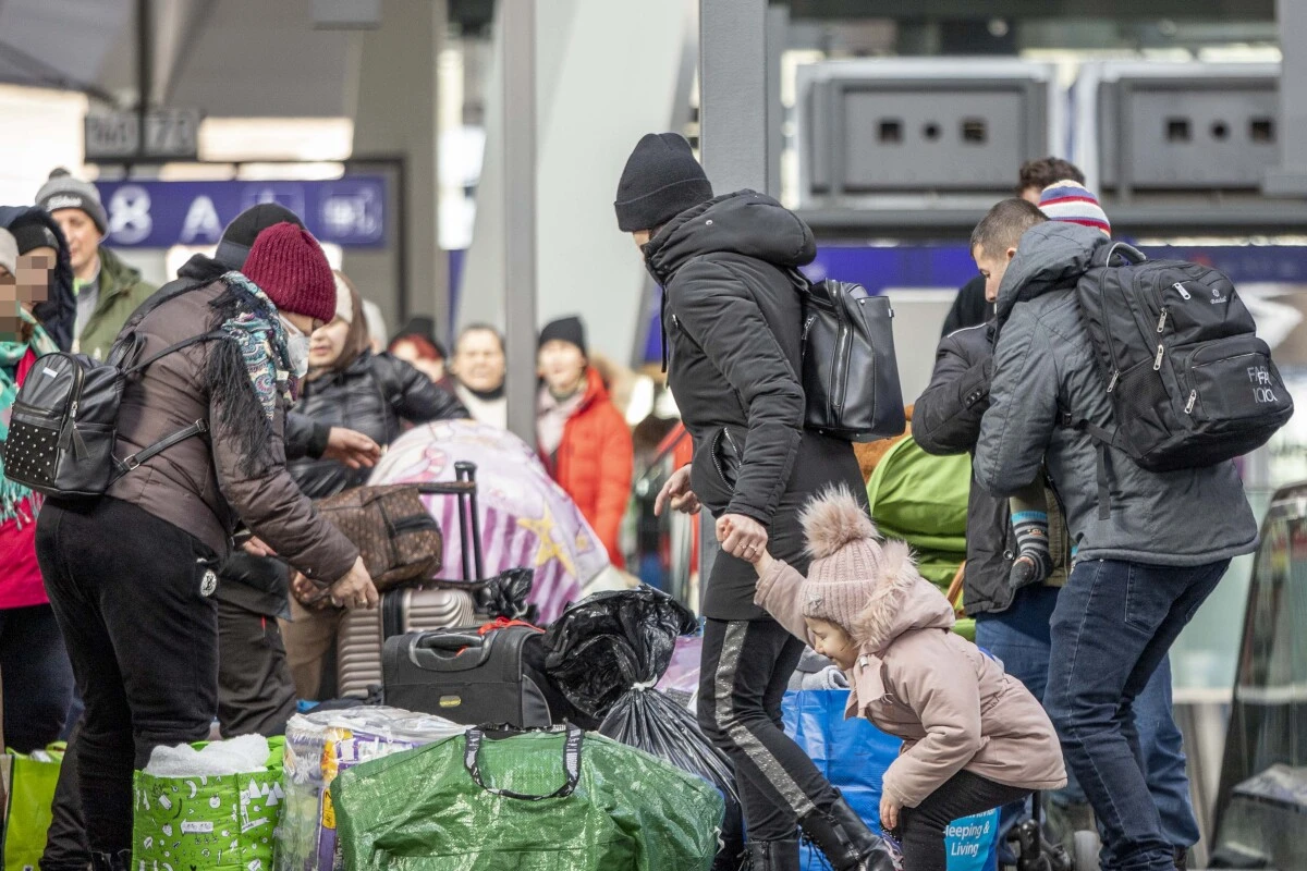 Weiter viele Ukrainer auf der Flucht nach Wien