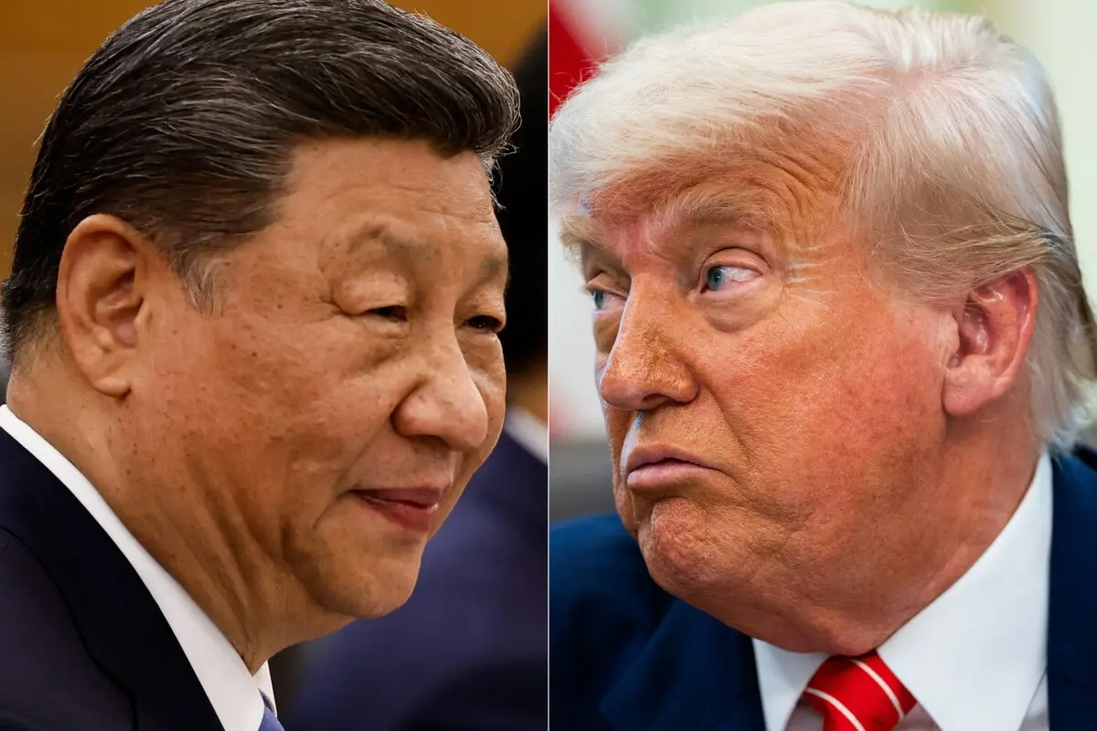 Xi Jinping und Donald Trump (Präsidenten Chinas und der USA)