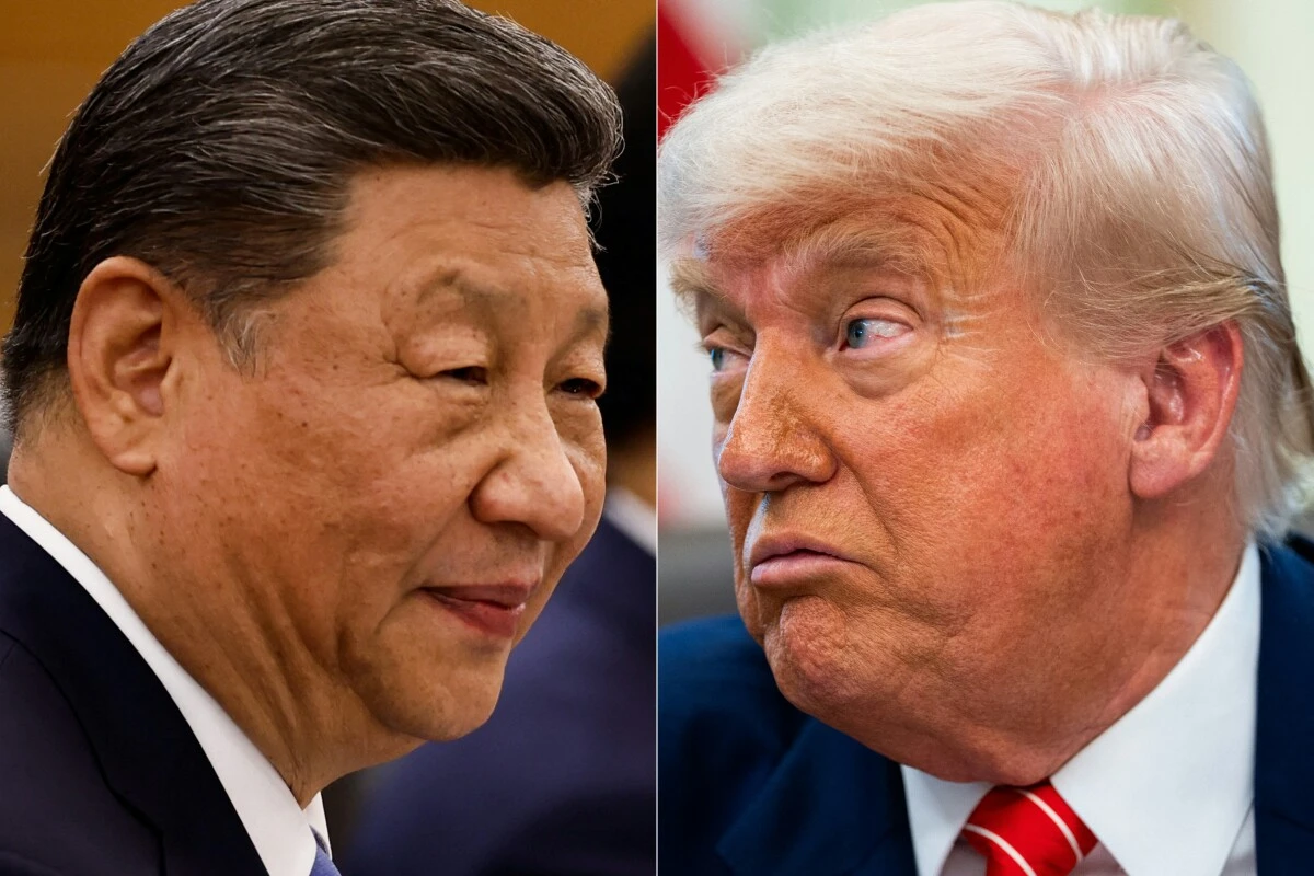 Xi Jinping und Donald Trump (Präsidenten Chinas und der USA)